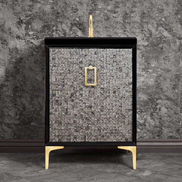 Linkasink Mother of Pearl with Coach Pull Vanity