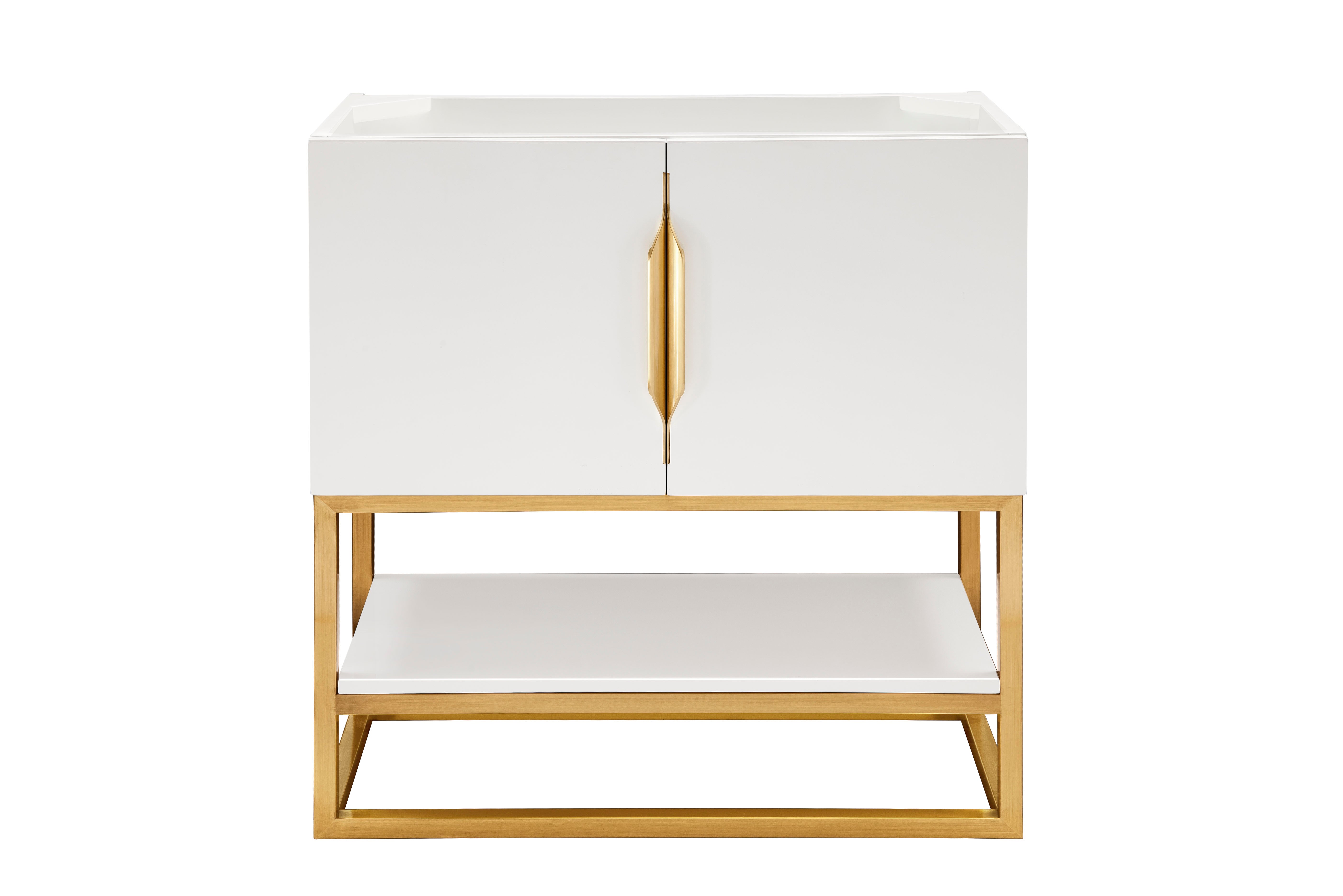 James Martin Vanities Columbia 31.5" Single Vanity Cabinet With Radiant Gold Base