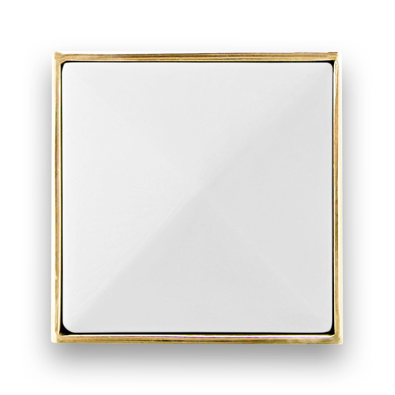 Linkasink 3" Artisan Glass Prism Hardware with White Glass
