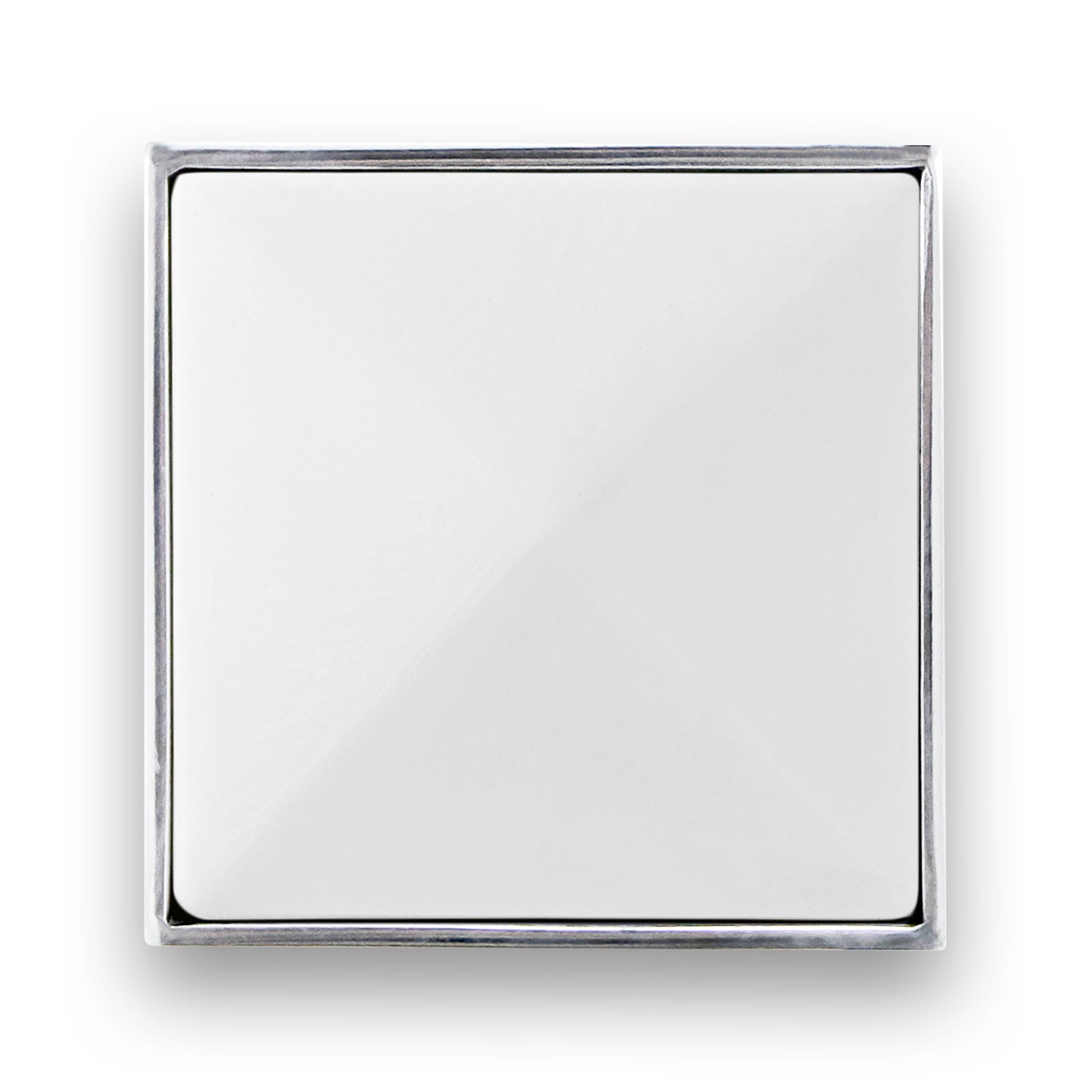 Linkasink 3" Artisan Glass Prism Hardware with White Glass