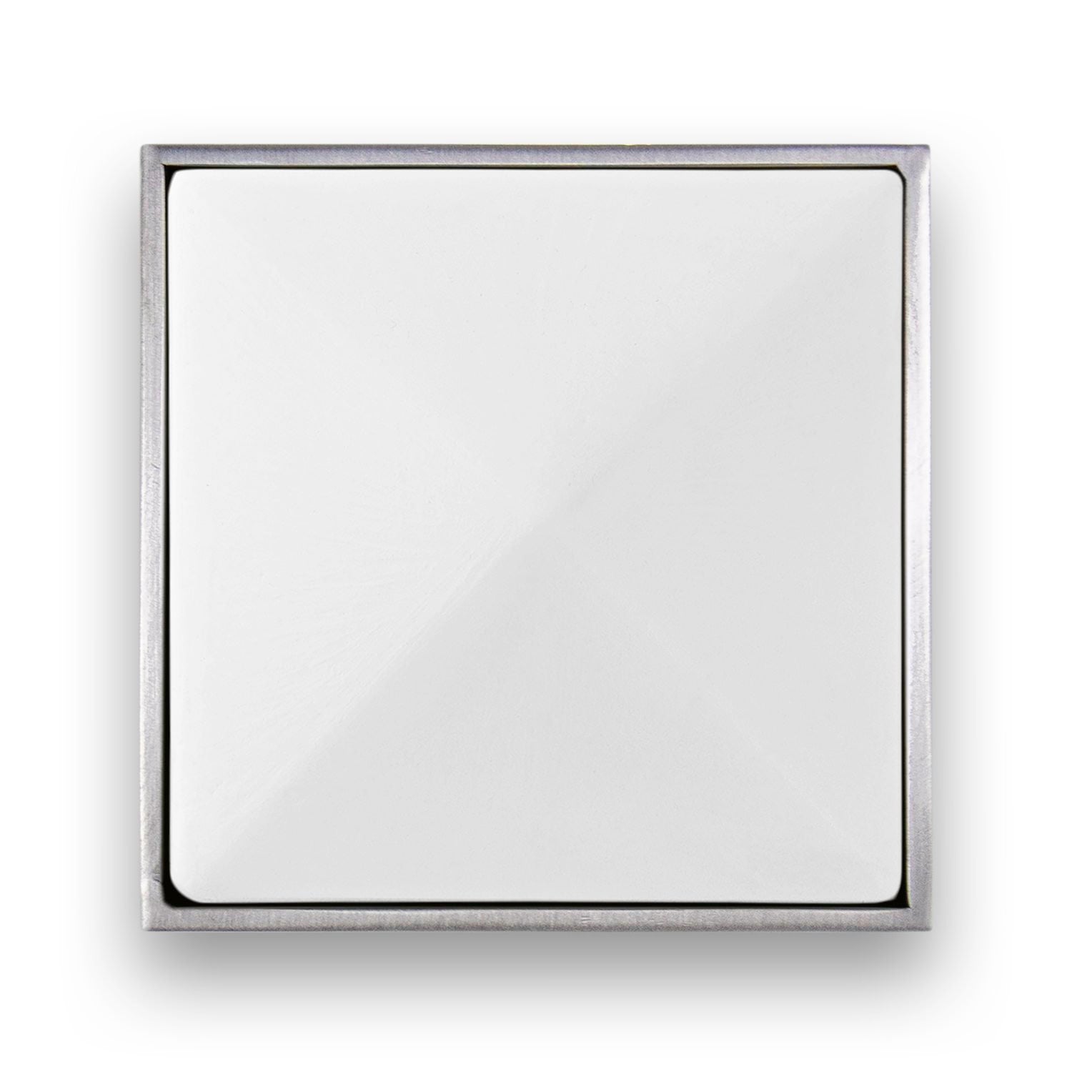 Linkasink 3" Artisan Glass Prism Hardware with White Glass