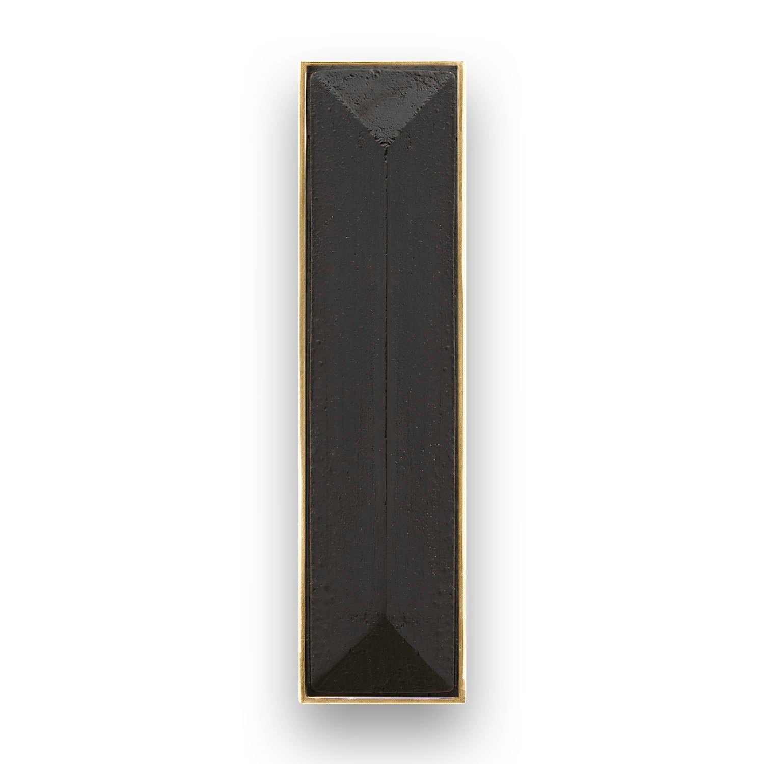 Linkasink 8" Artisan Glass Prism Hardware with Black Glass