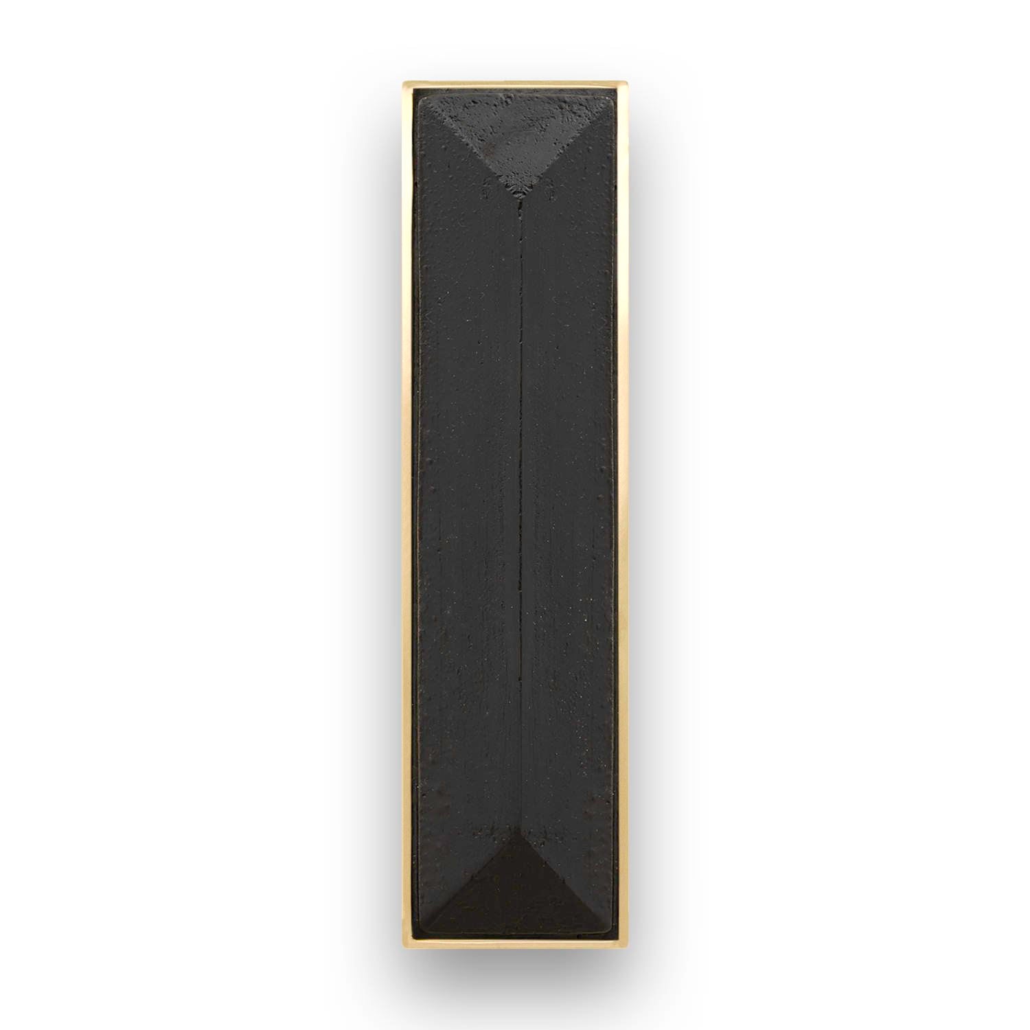 Linkasink 8" Artisan Glass Prism Hardware with Black Glass