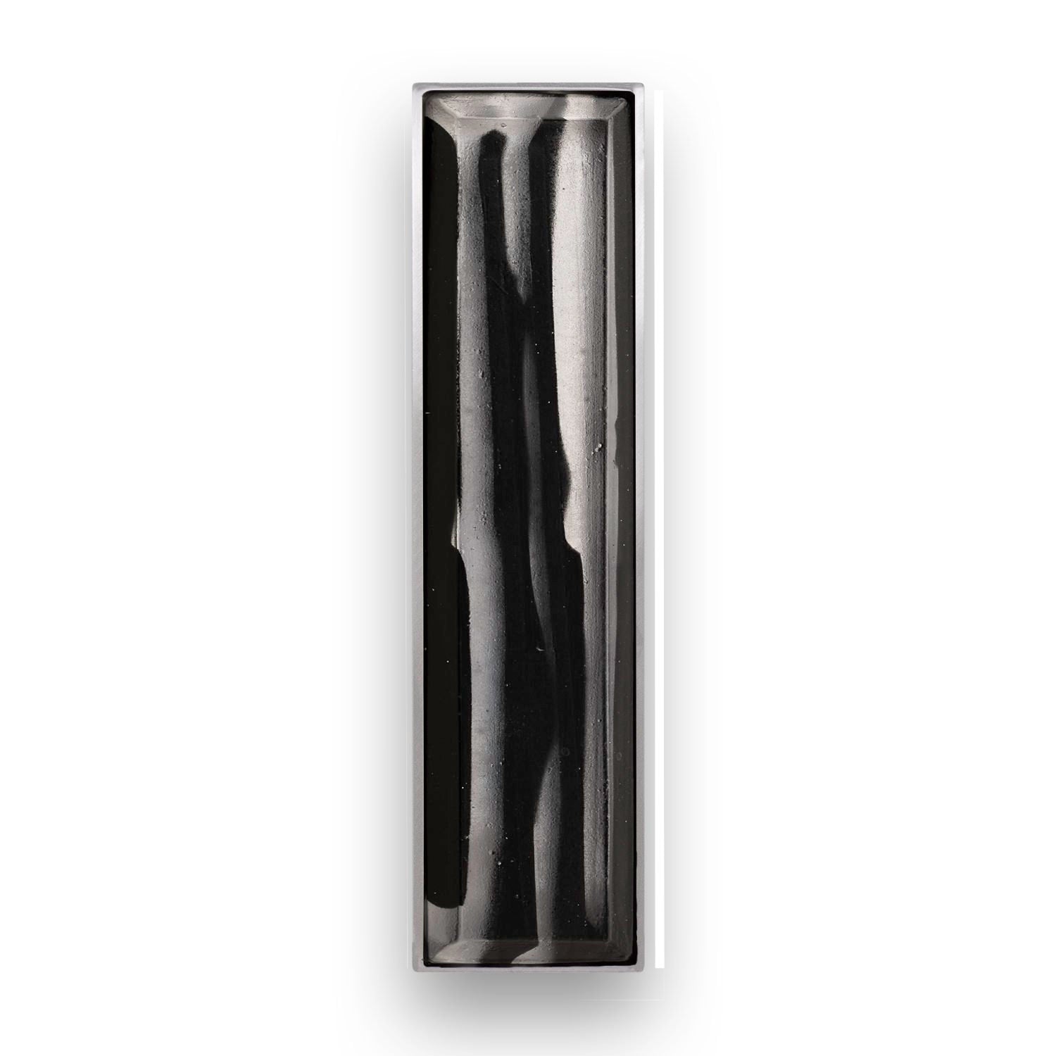 Linkasink 8" Artisan Glass Prism Hardware with Black Tiger Glass