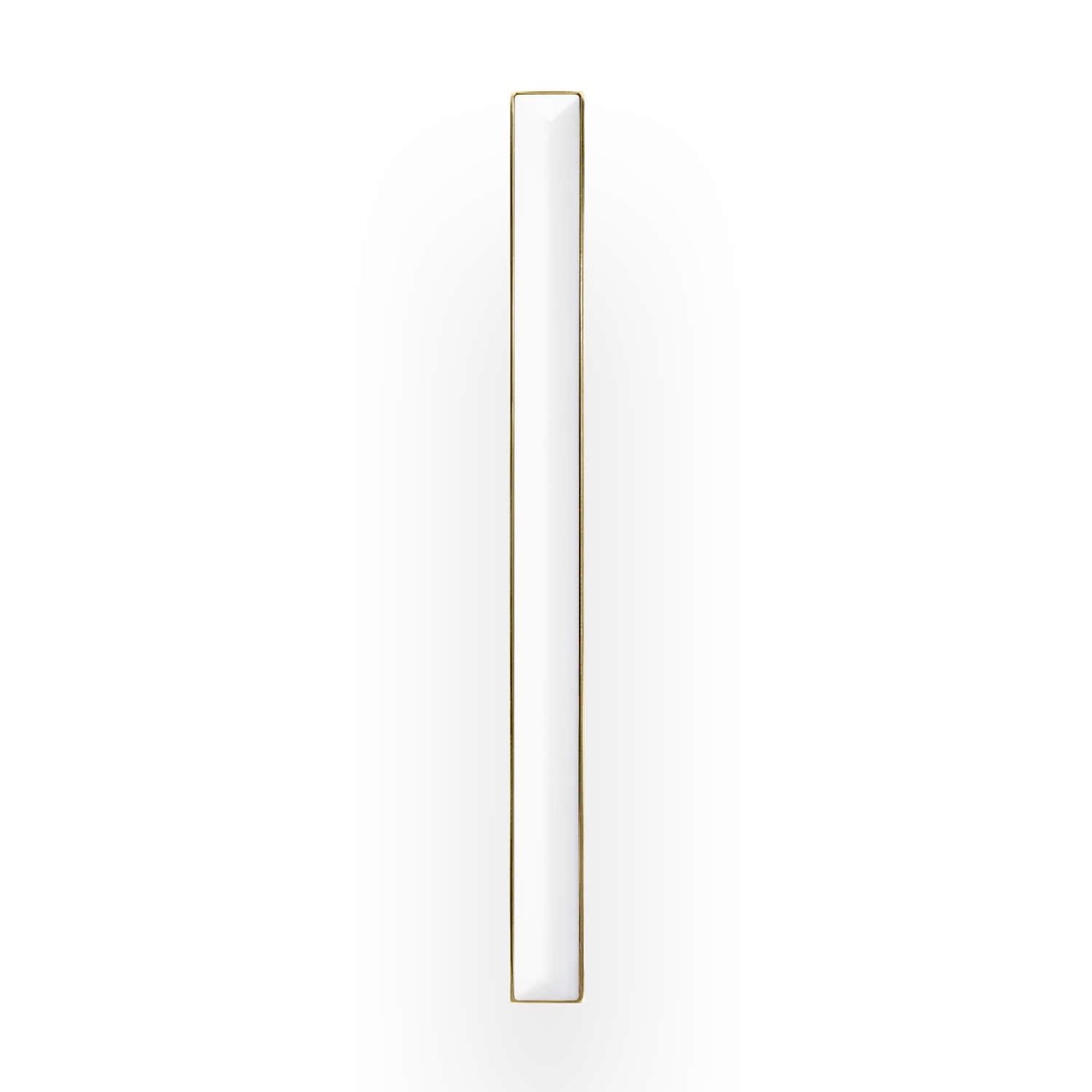 Linkasink 18" Artisan Glass Prism Hardware with White Prism Glass