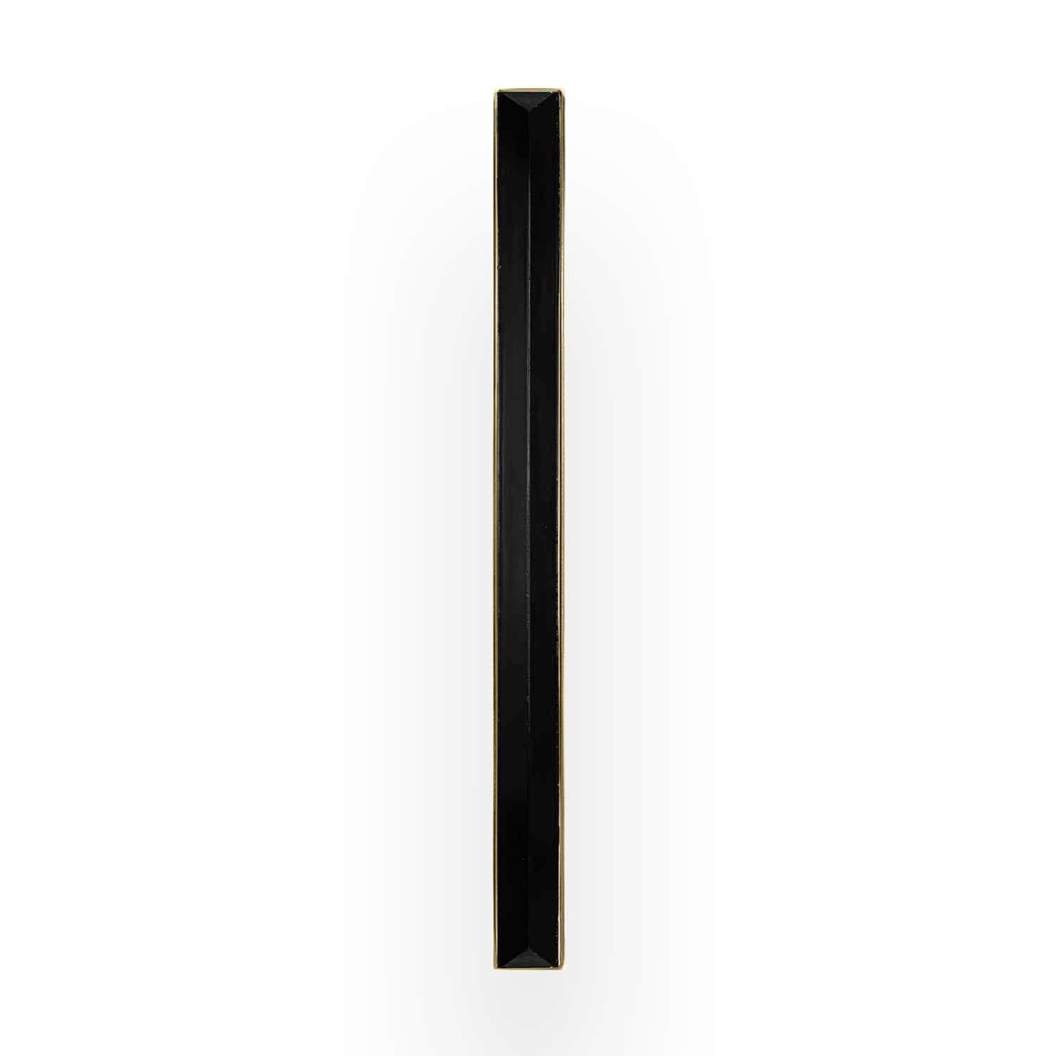 Linkasink 18" Artisan Glass Prism Hardware with Black Prism Glass