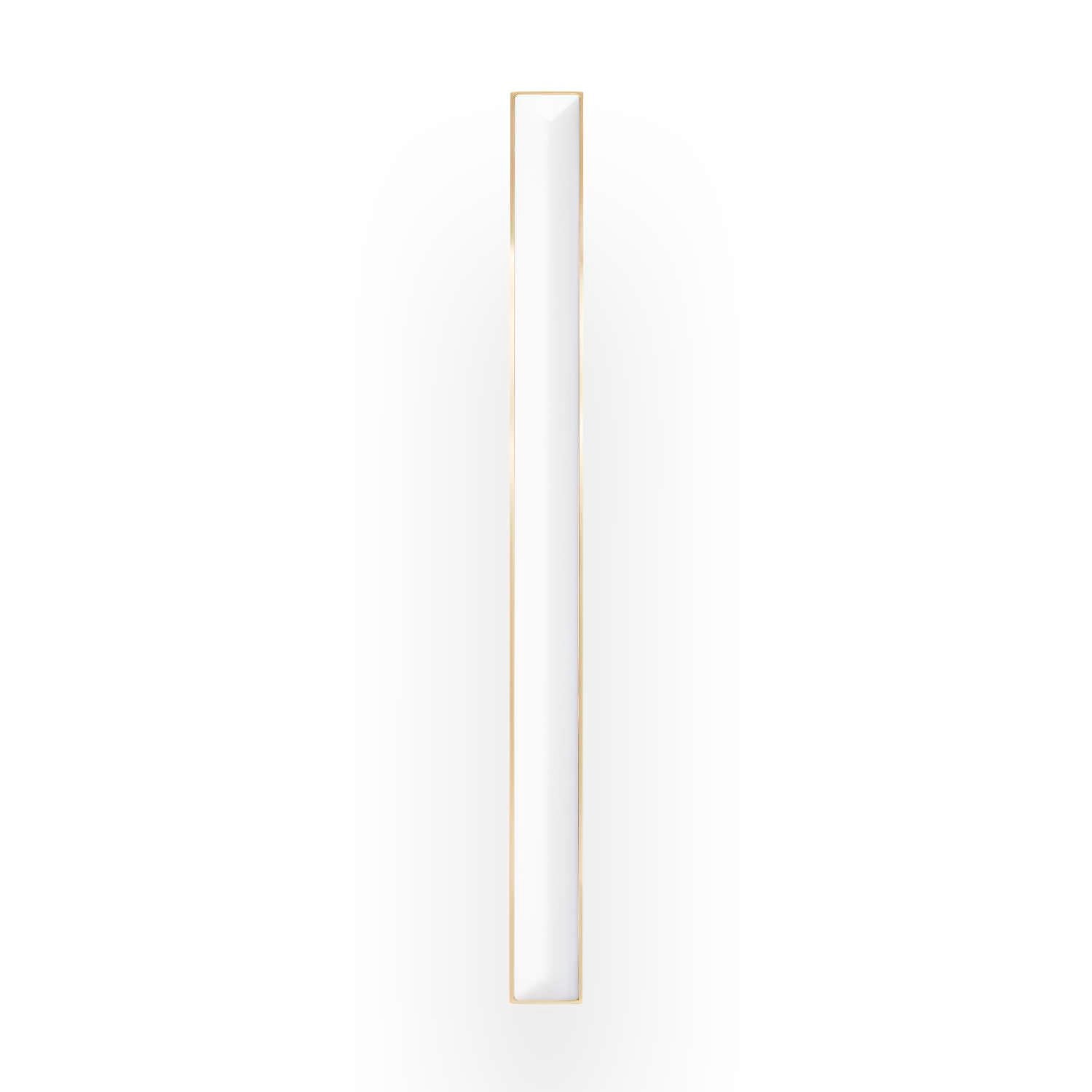 Linkasink 18" Artisan Glass Prism Hardware with White Prism Glass