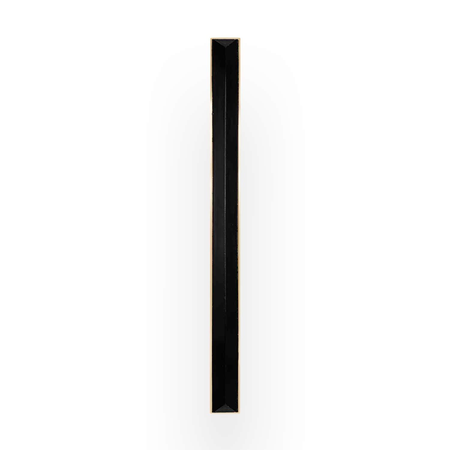 Linkasink 18" Artisan Glass Prism Hardware with Black Prism Glass