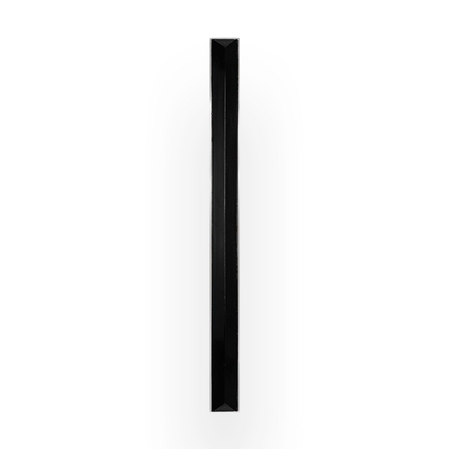 Linkasink 18" Artisan Glass Prism Hardware with Black Prism Glass