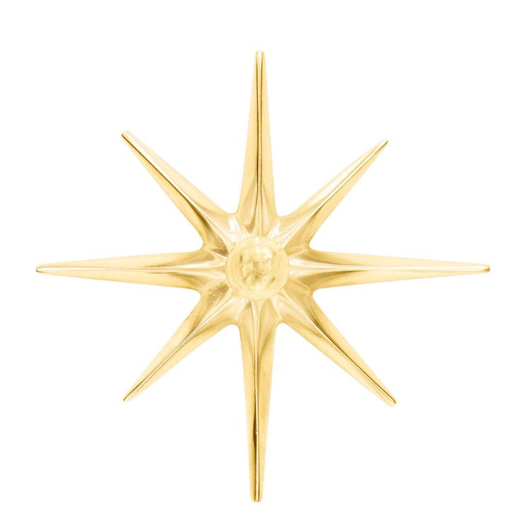 polished brass handle