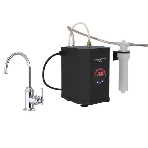 polished chrome faucet kit