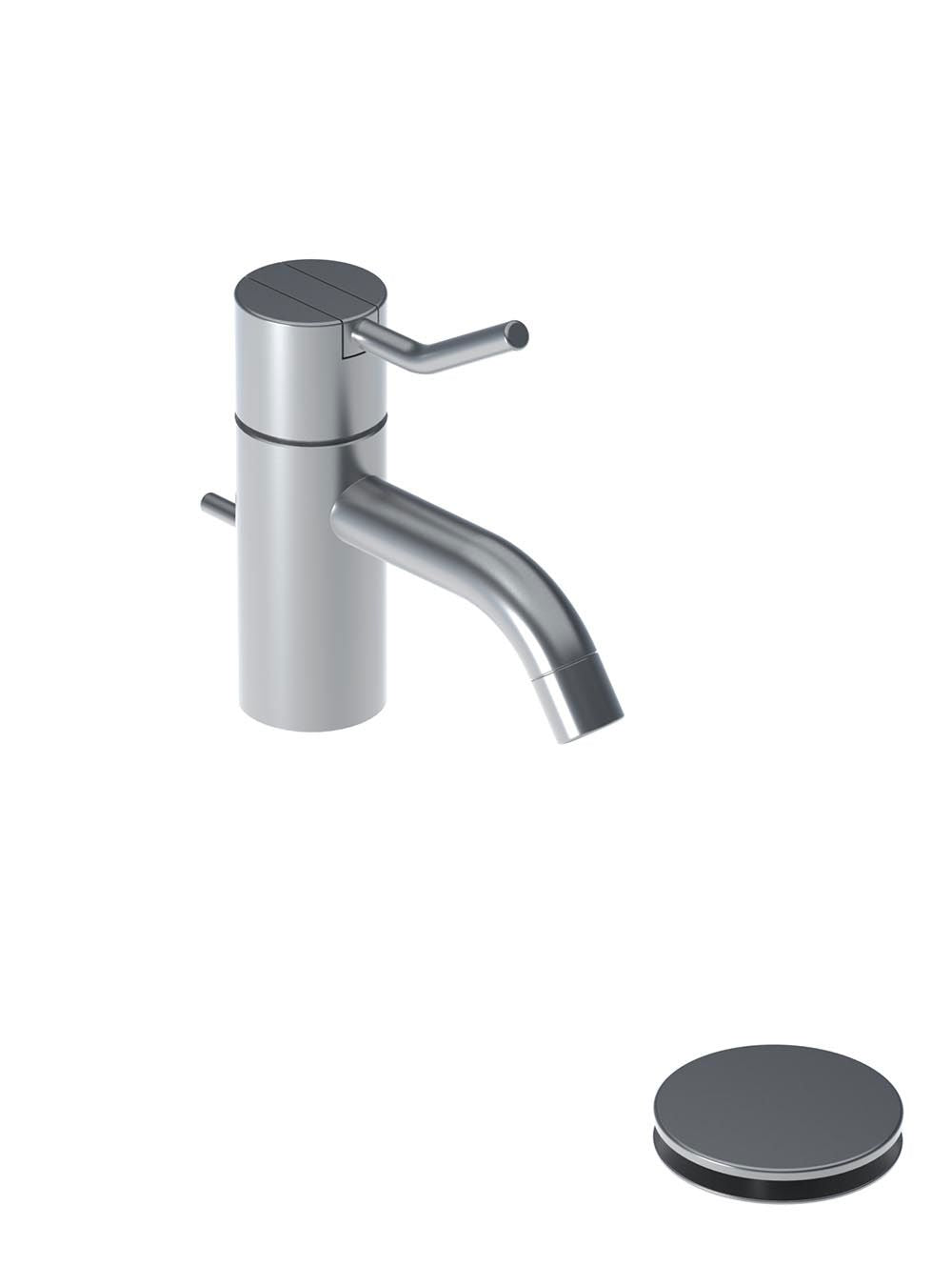 chrome basin set