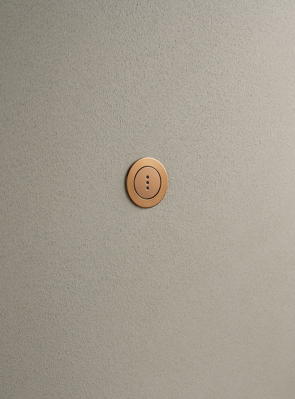 brushed gold electronic flush