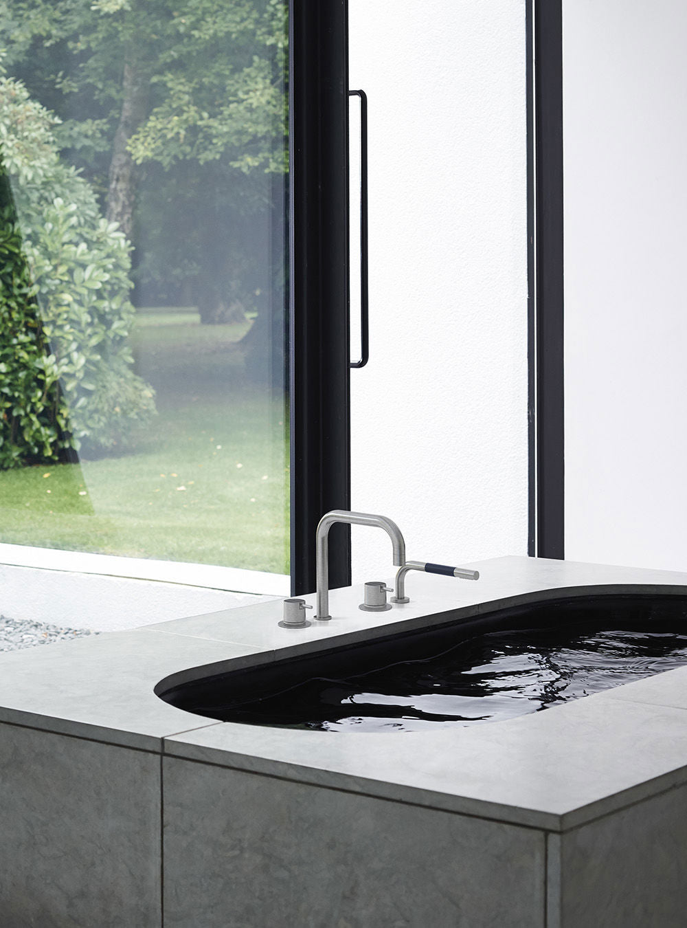 chrome tub mixer