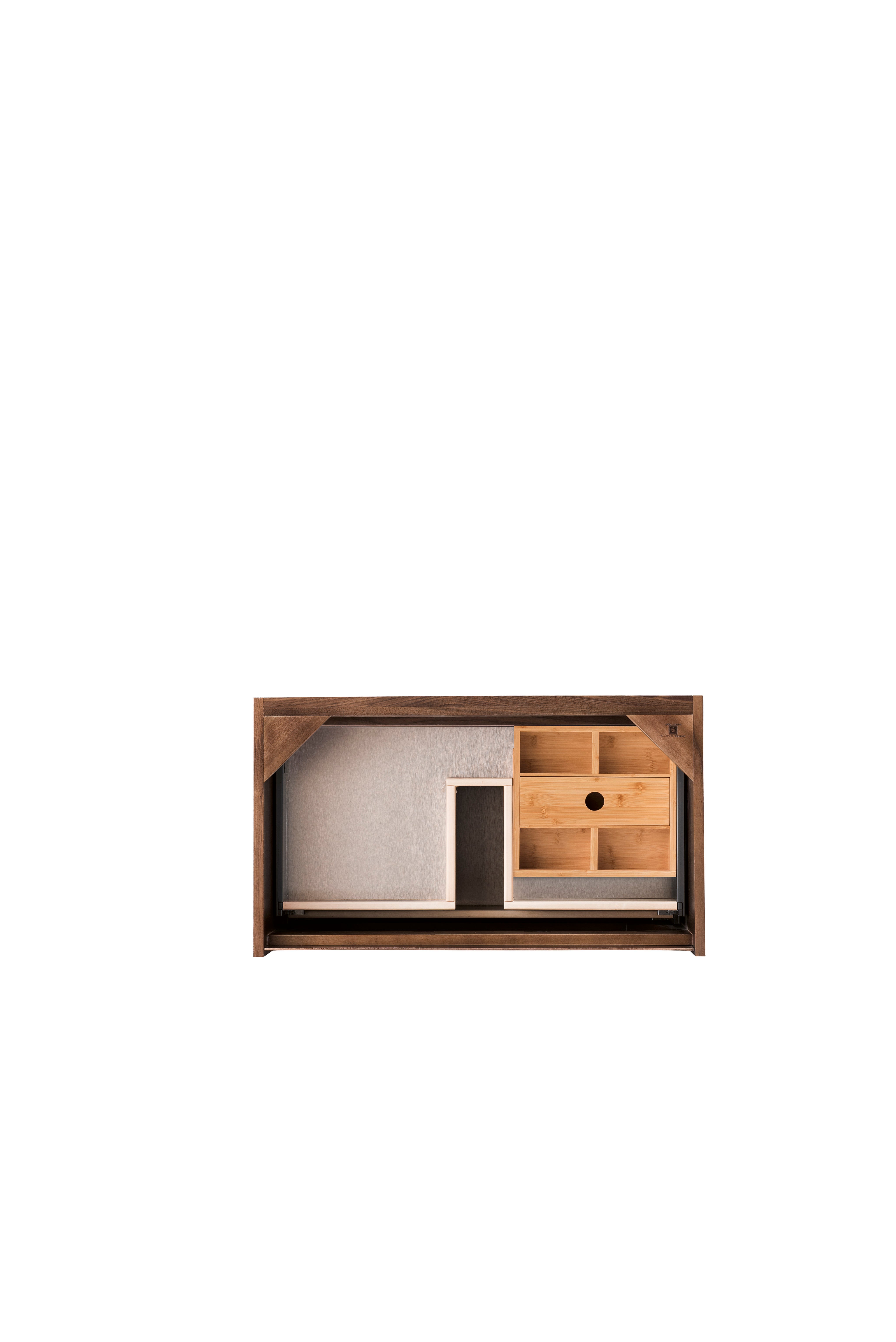 charcoal black composite stone top Vanity
