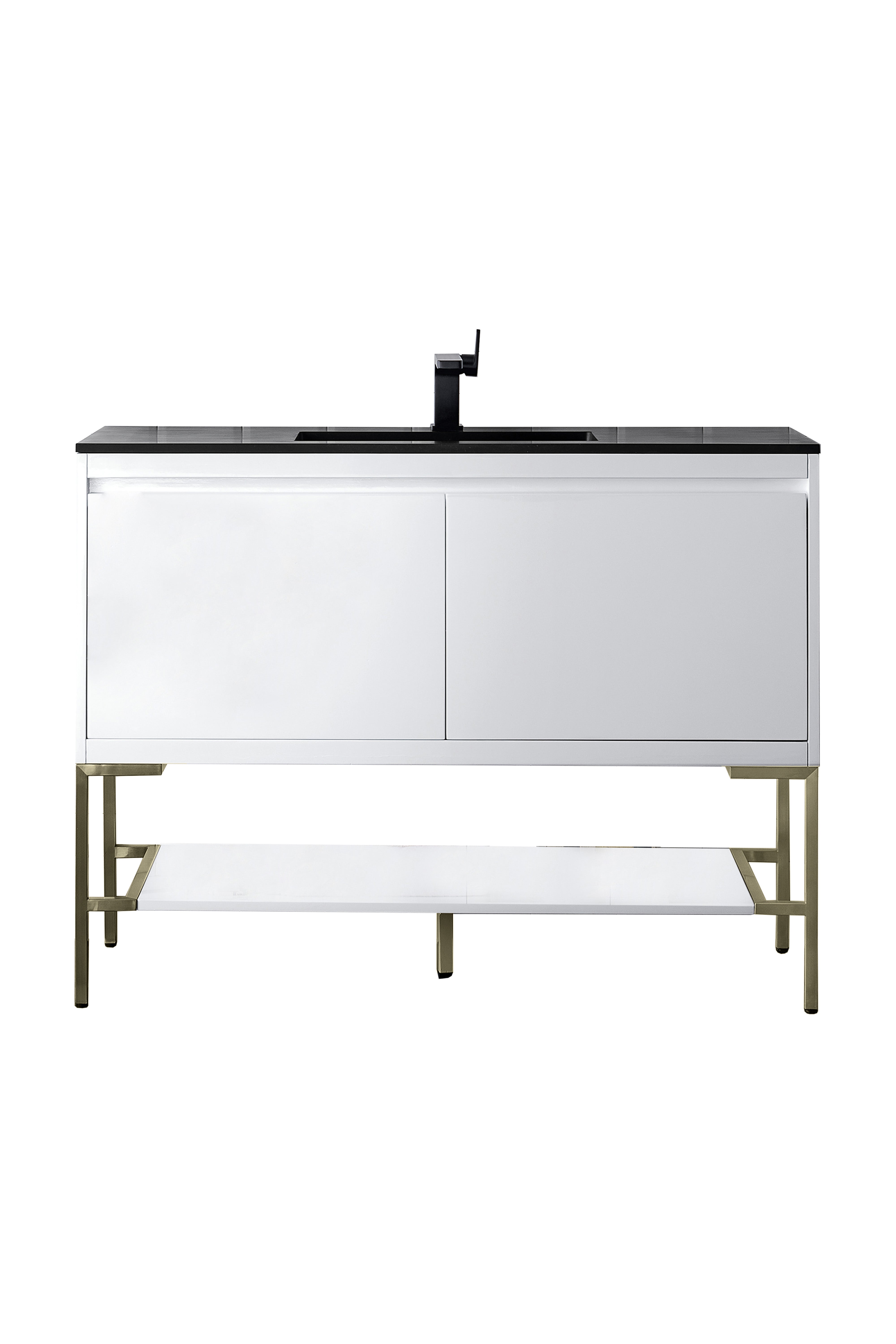 charcoal black composite stone top vanity