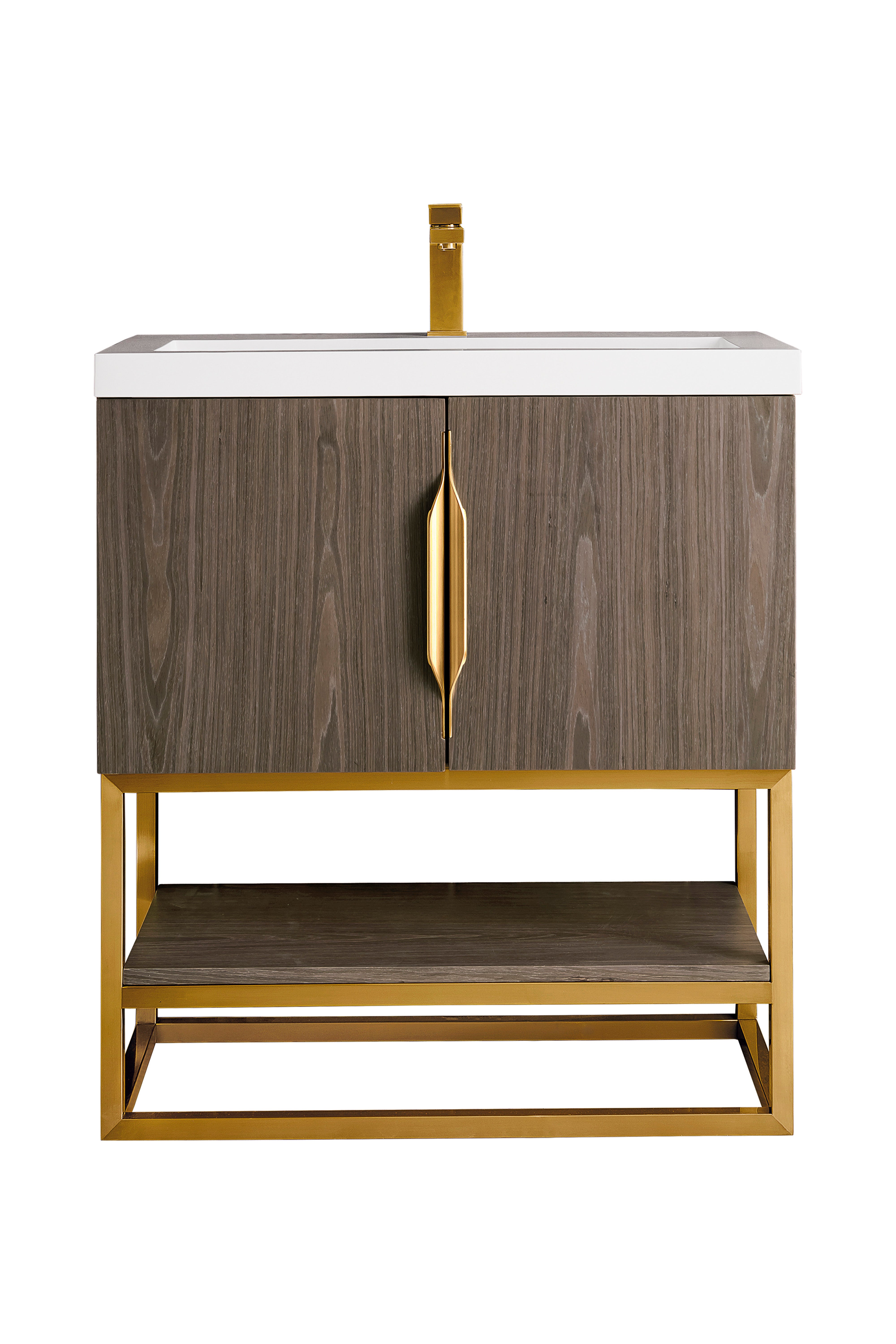 ash gray vanity