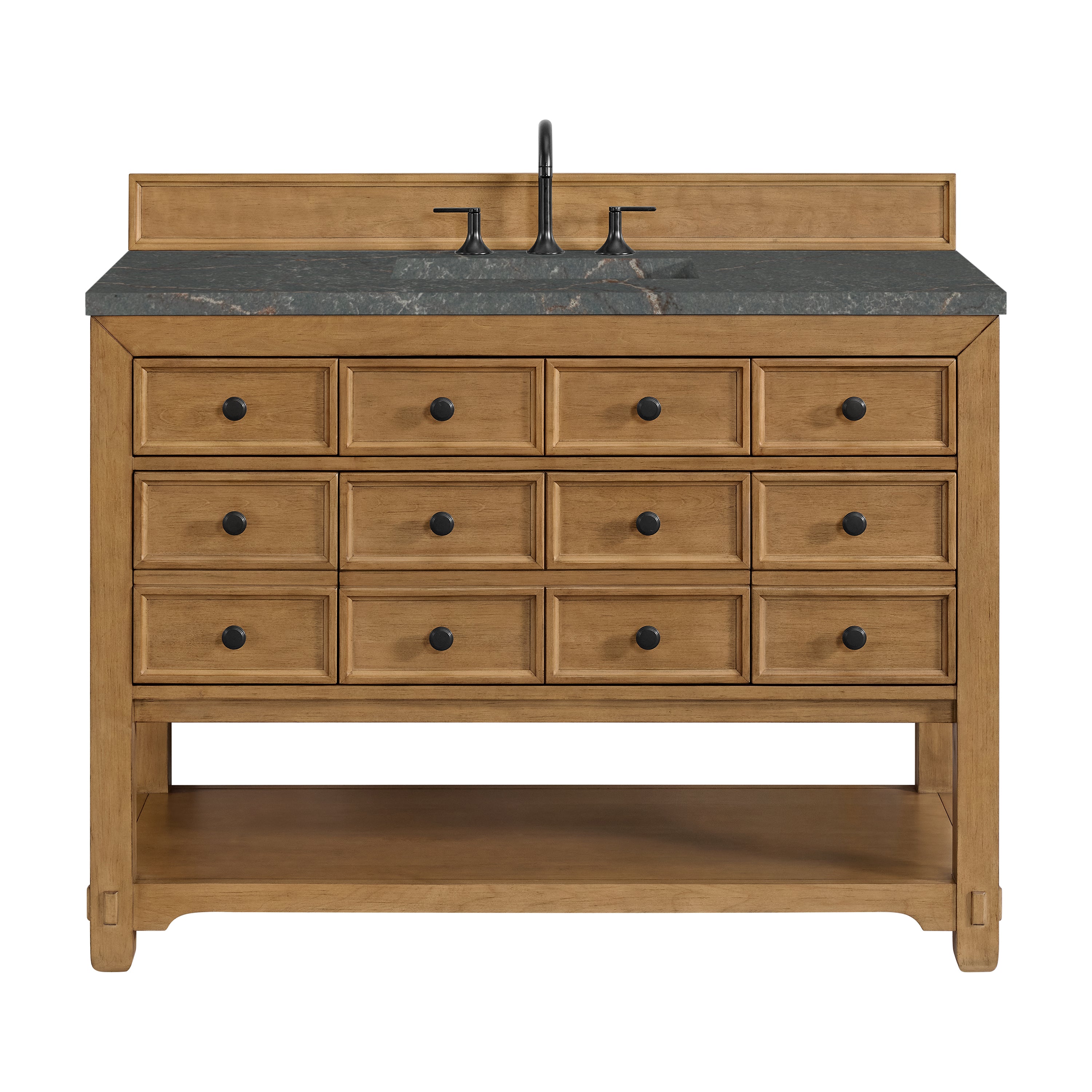 James Martin Vanities Malibu 48" Single Vanity - Amber Birch