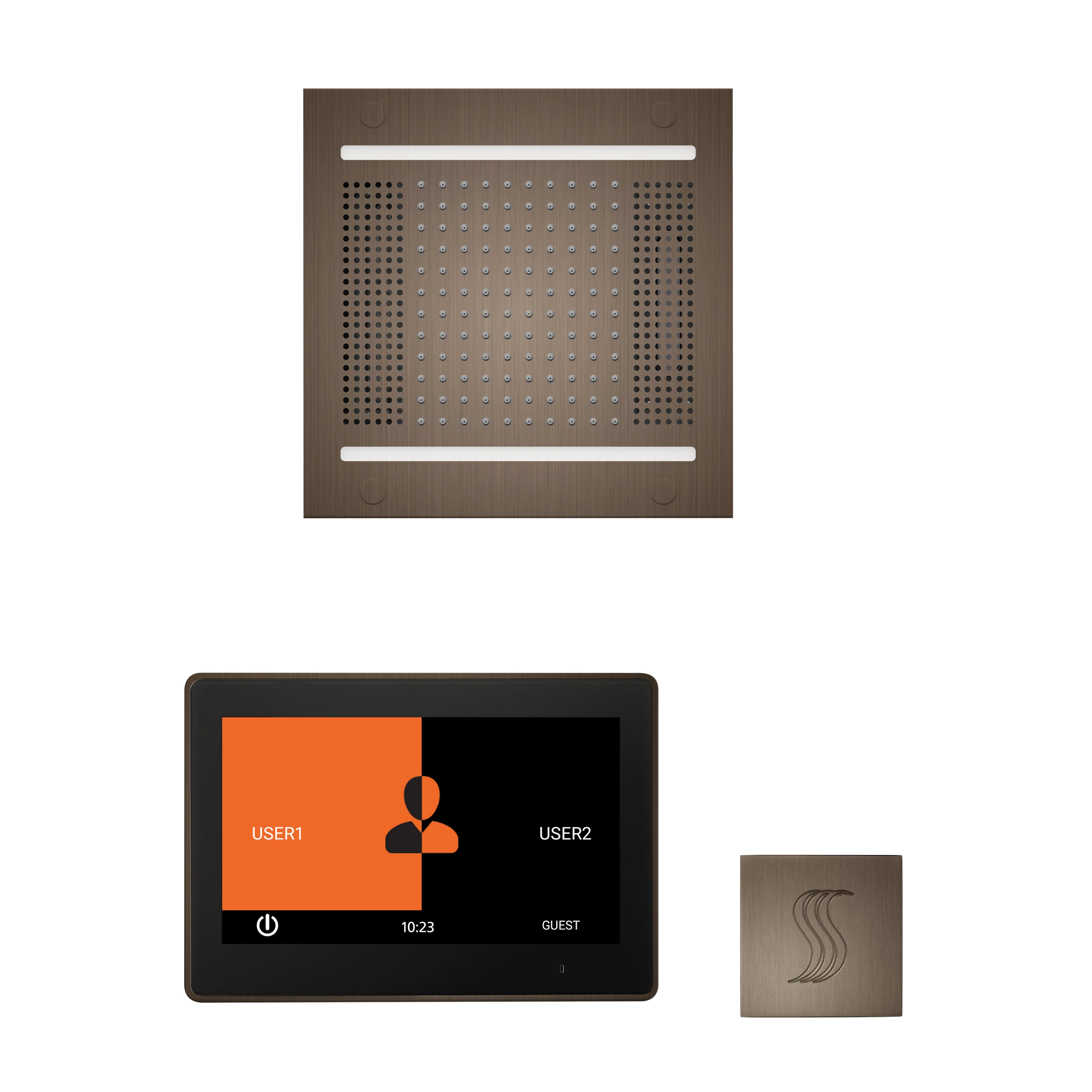 Thermasol The wellness Hydrovive14 Steam Package with 10" ThermaTouch Square