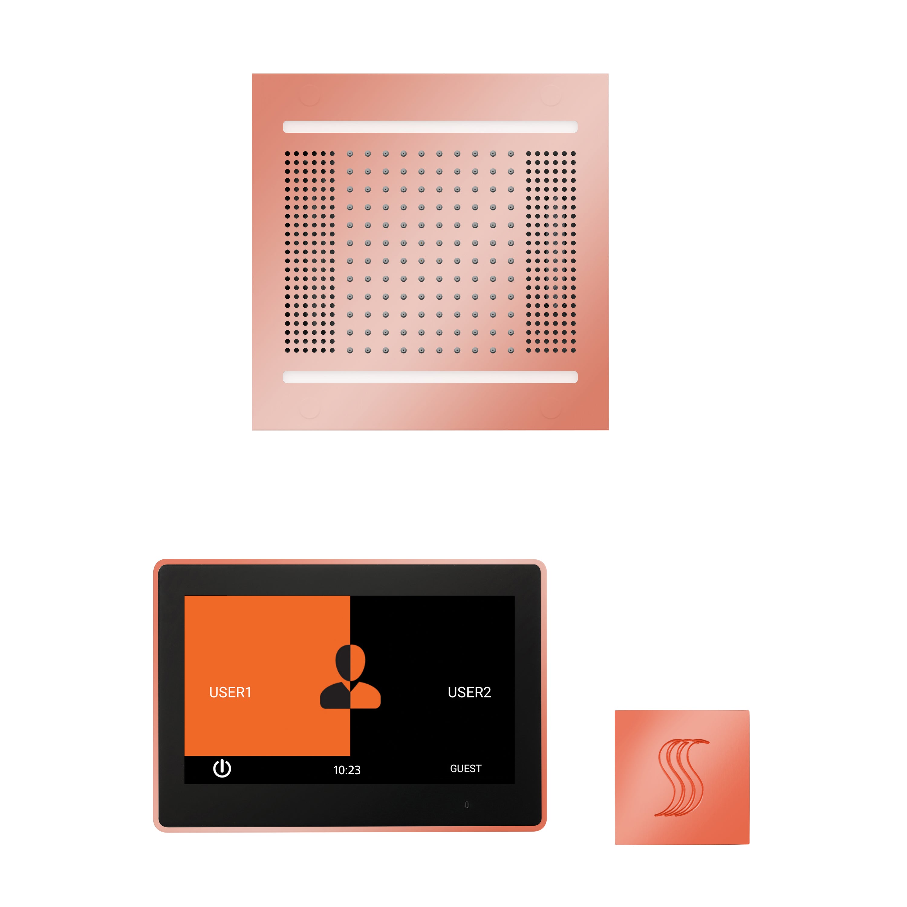 Thermasol The wellness Hydrovive14 Steam Package with 10" ThermaTouch Square