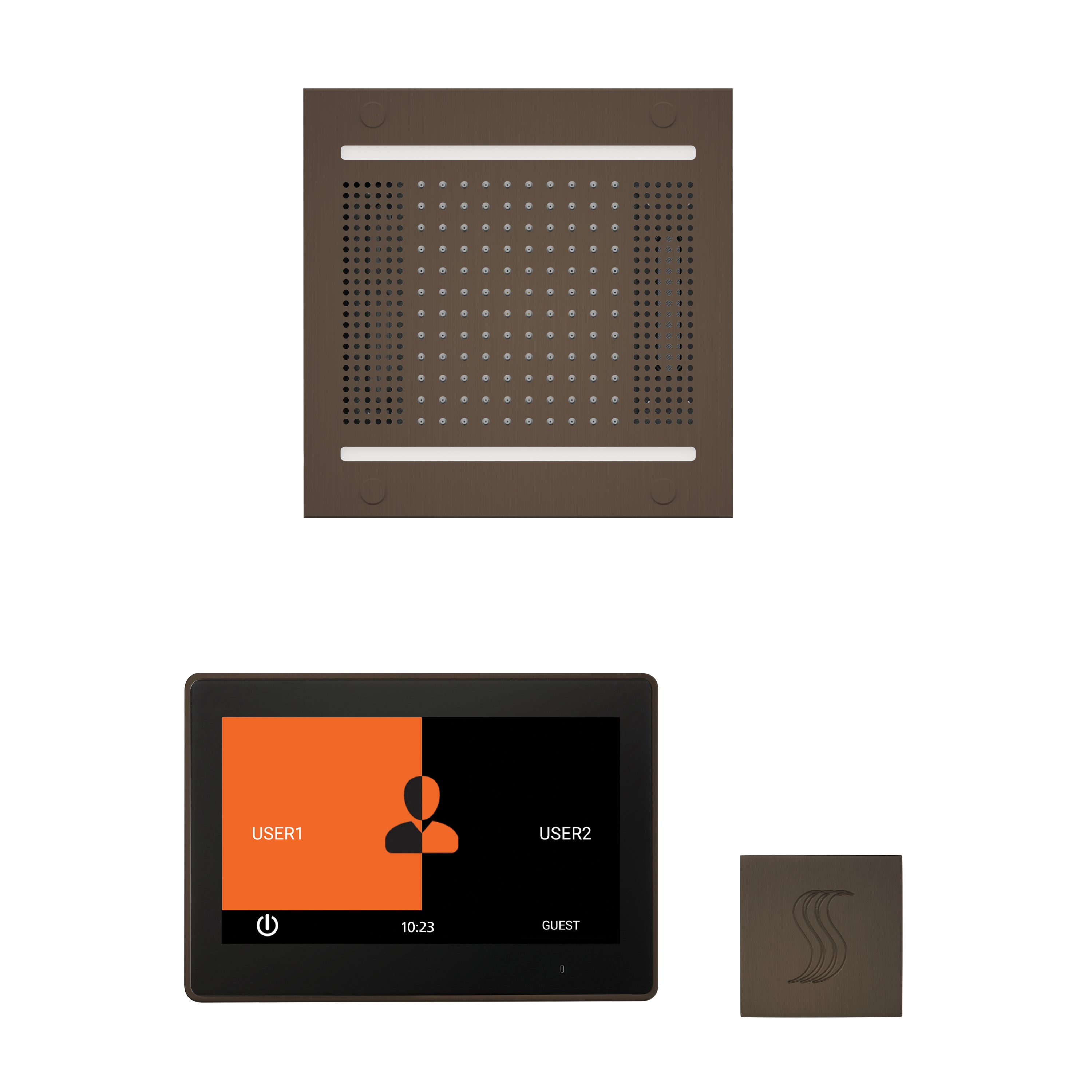 Thermasol The wellness Hydrovive14 Steam Package with 10" ThermaTouch Square
