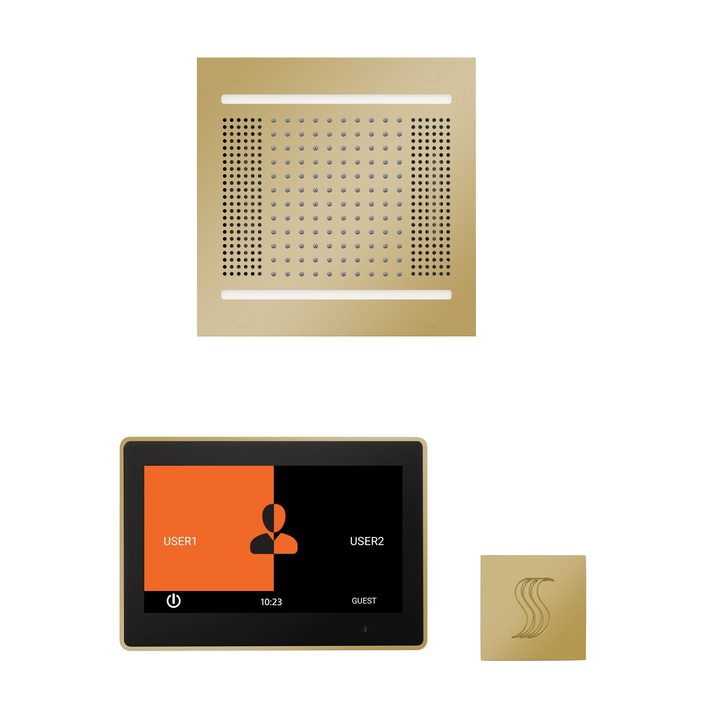 Thermasol The wellness Hydrovive14 Steam Package with 10" ThermaTouch Square