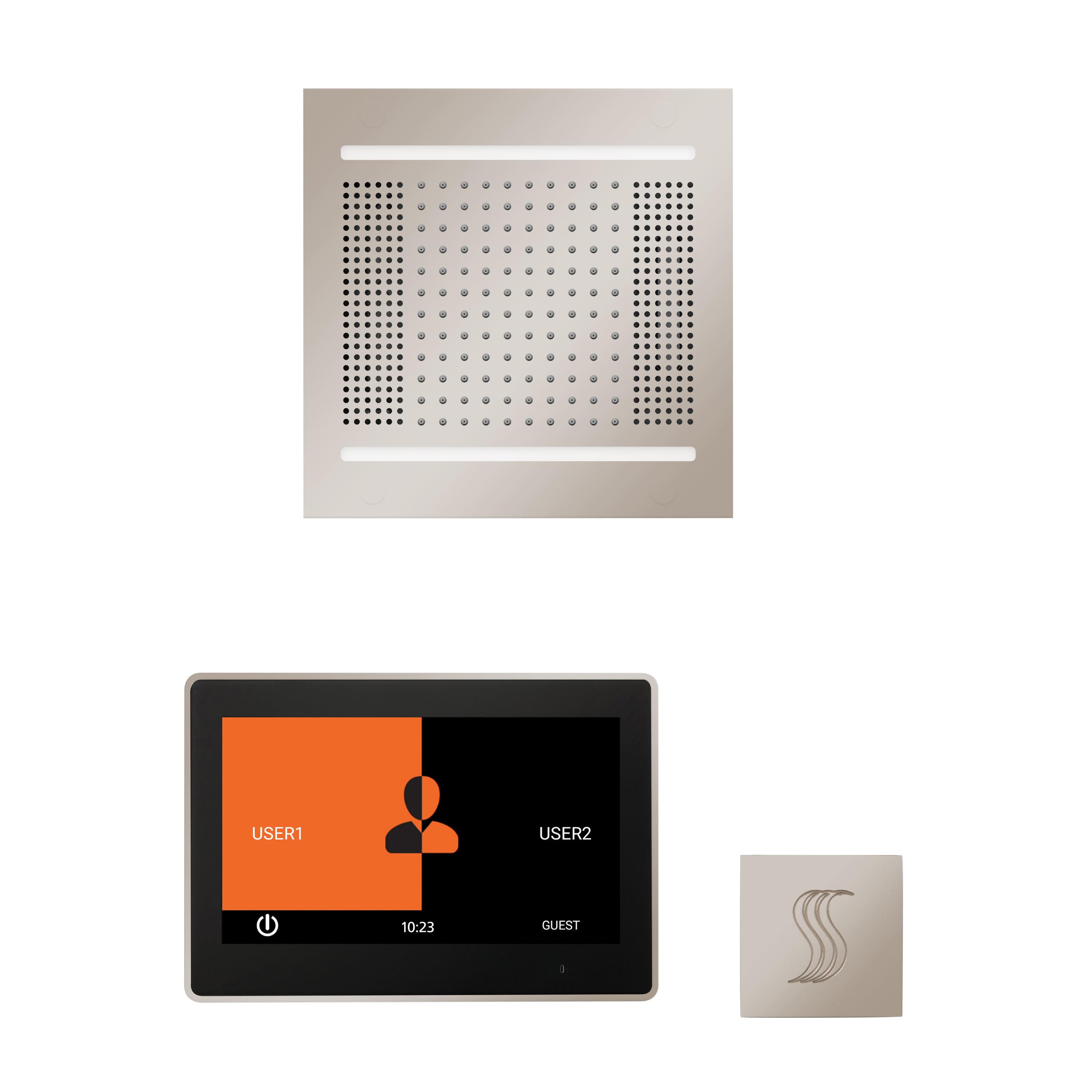 Thermasol The wellness Hydrovive14 Steam Package with 10" ThermaTouch Square