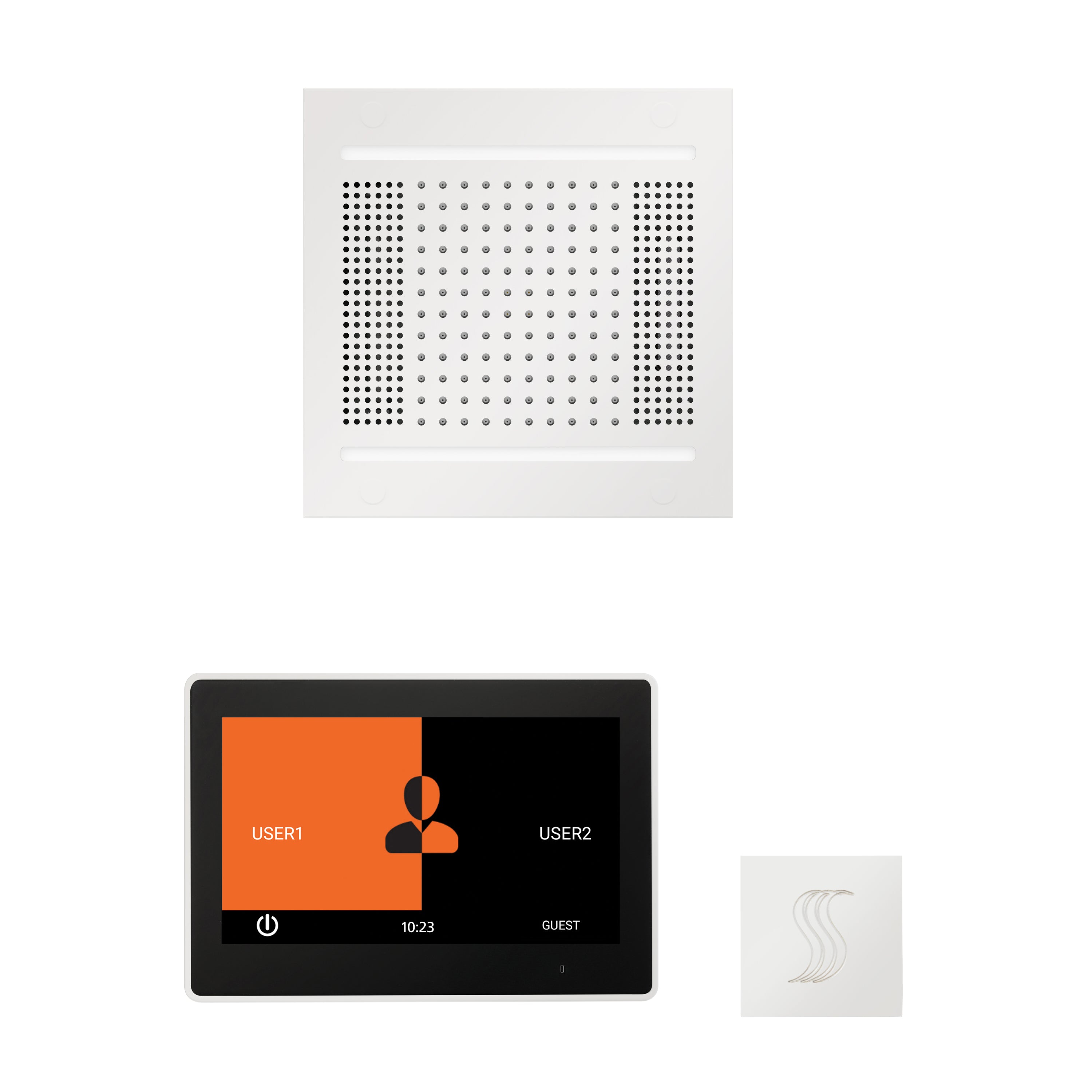 Thermasol The wellness Hydrovive14 Steam Package with 10" ThermaTouch Square