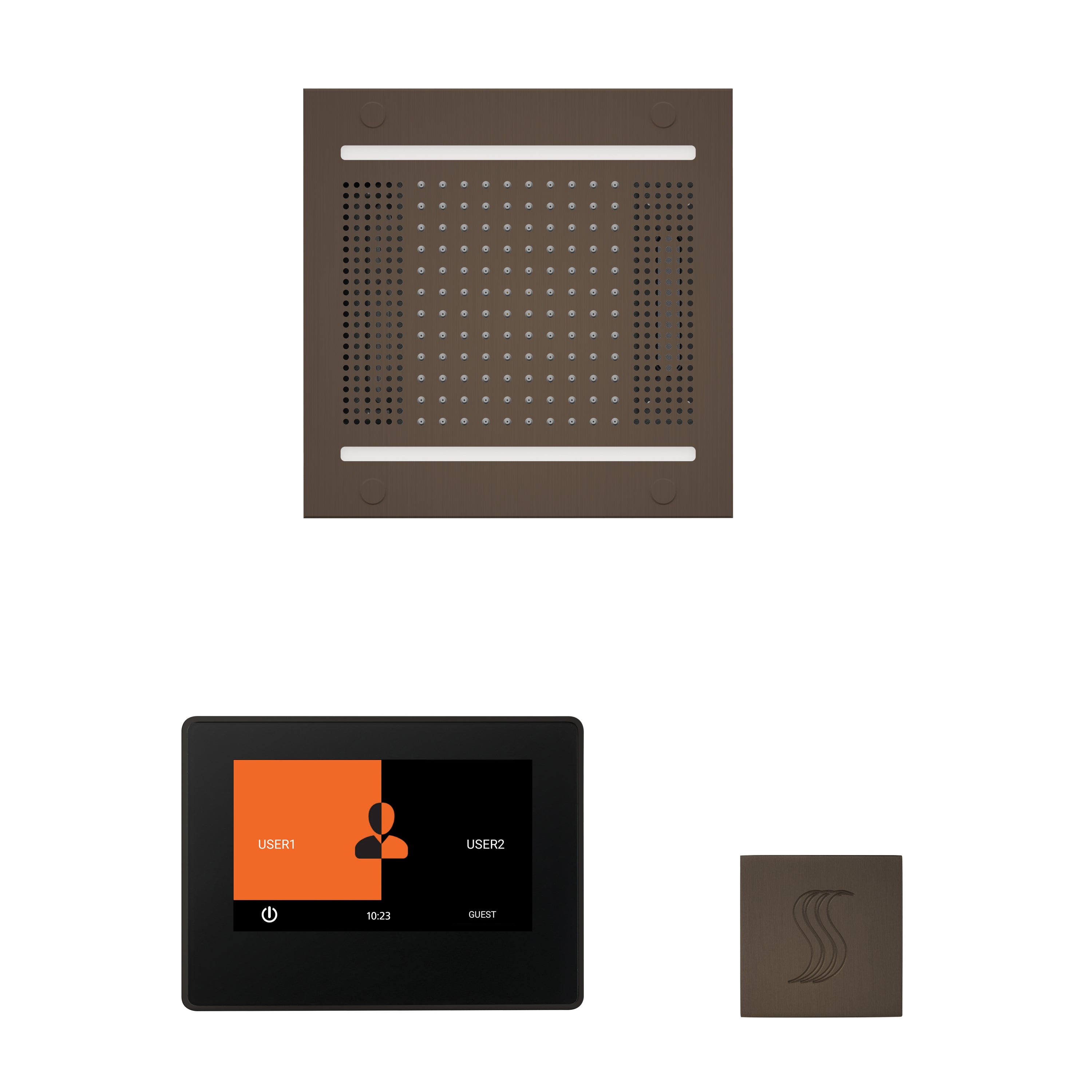 Thermasol The wellness Hydrovive14 Steam Package with 7" ThermaTouch Square