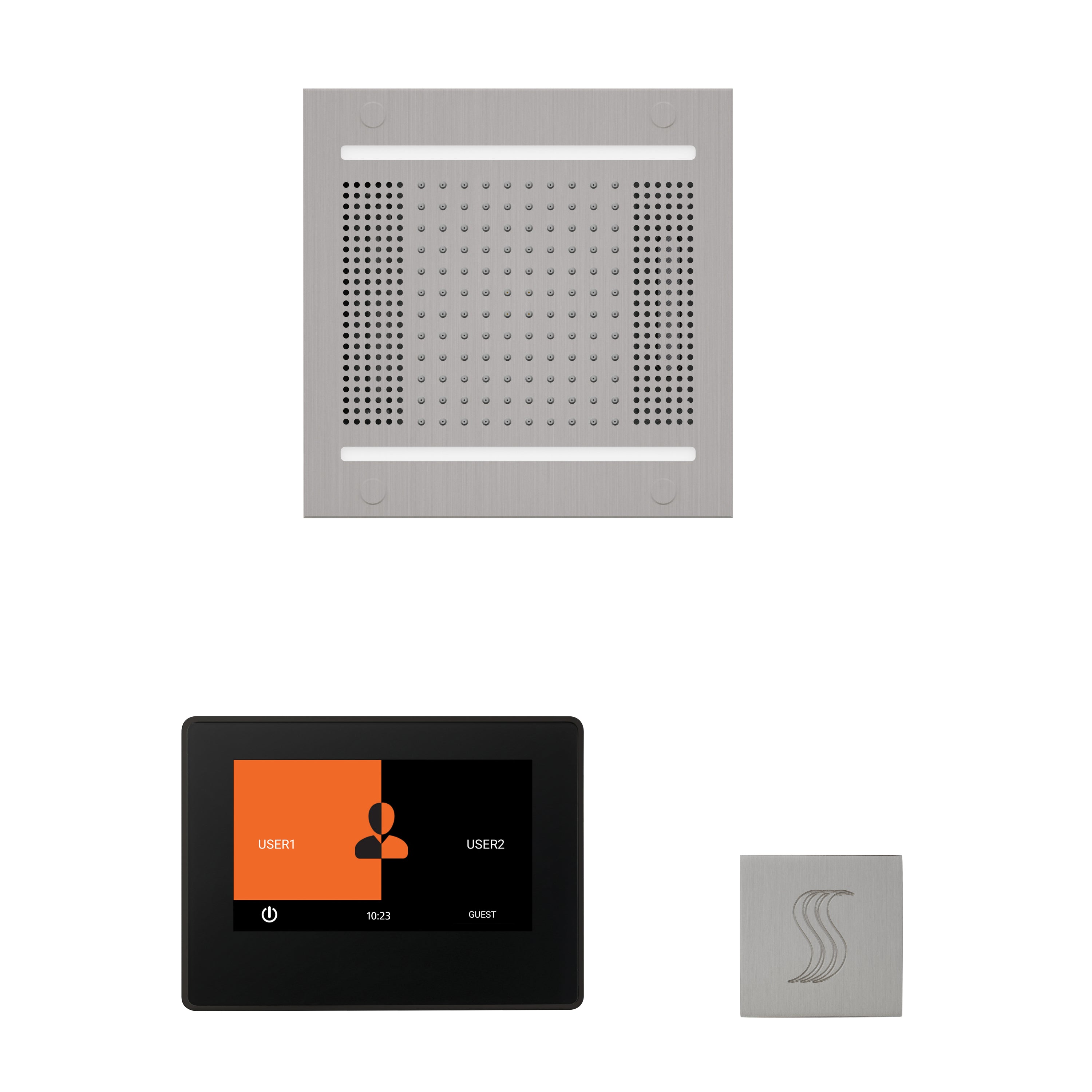 Thermasol The wellness Hydrovive14 Steam Package with 7" ThermaTouch Square
