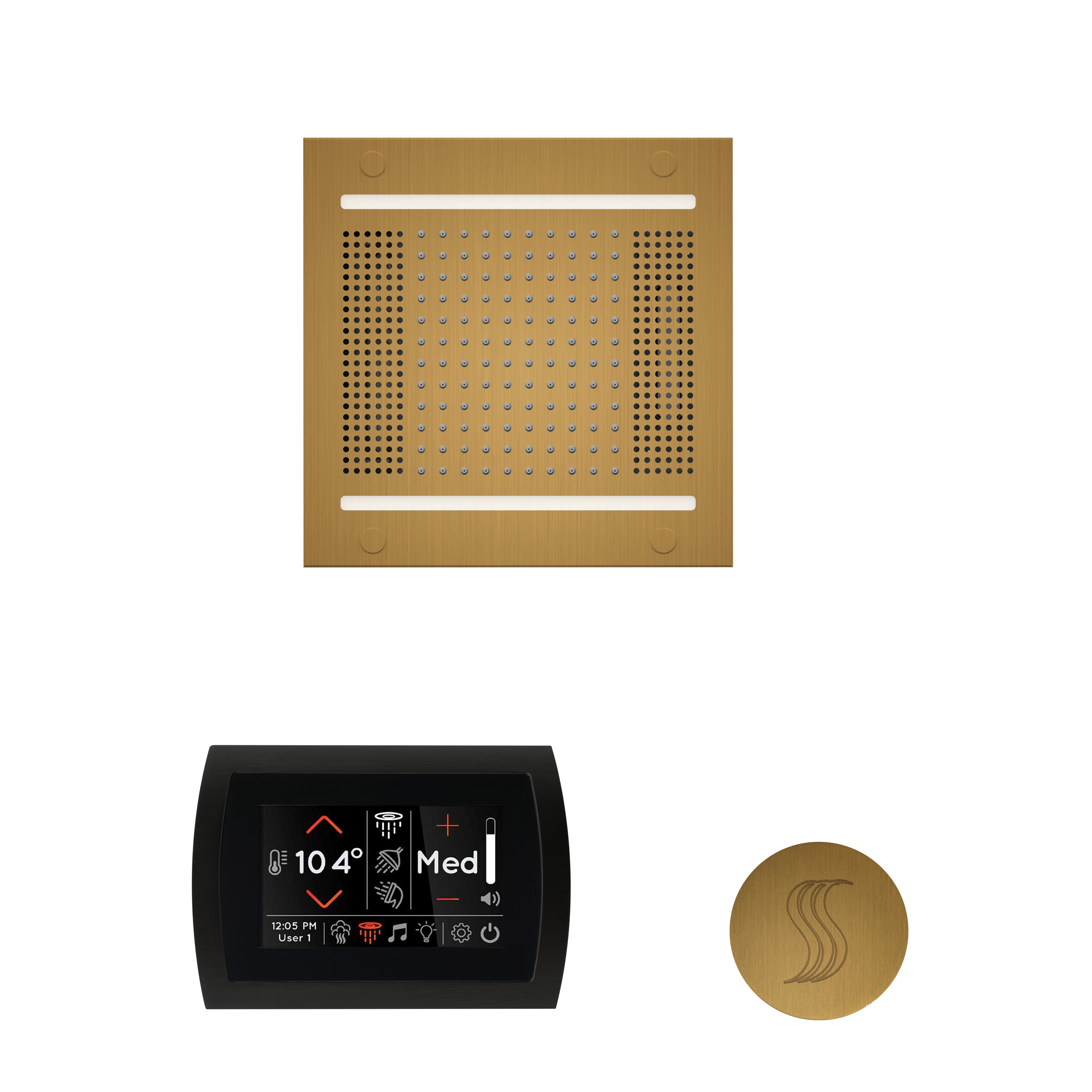 Thermasol The wellness Hydrovive14 Steam Package with SignaTouch Round