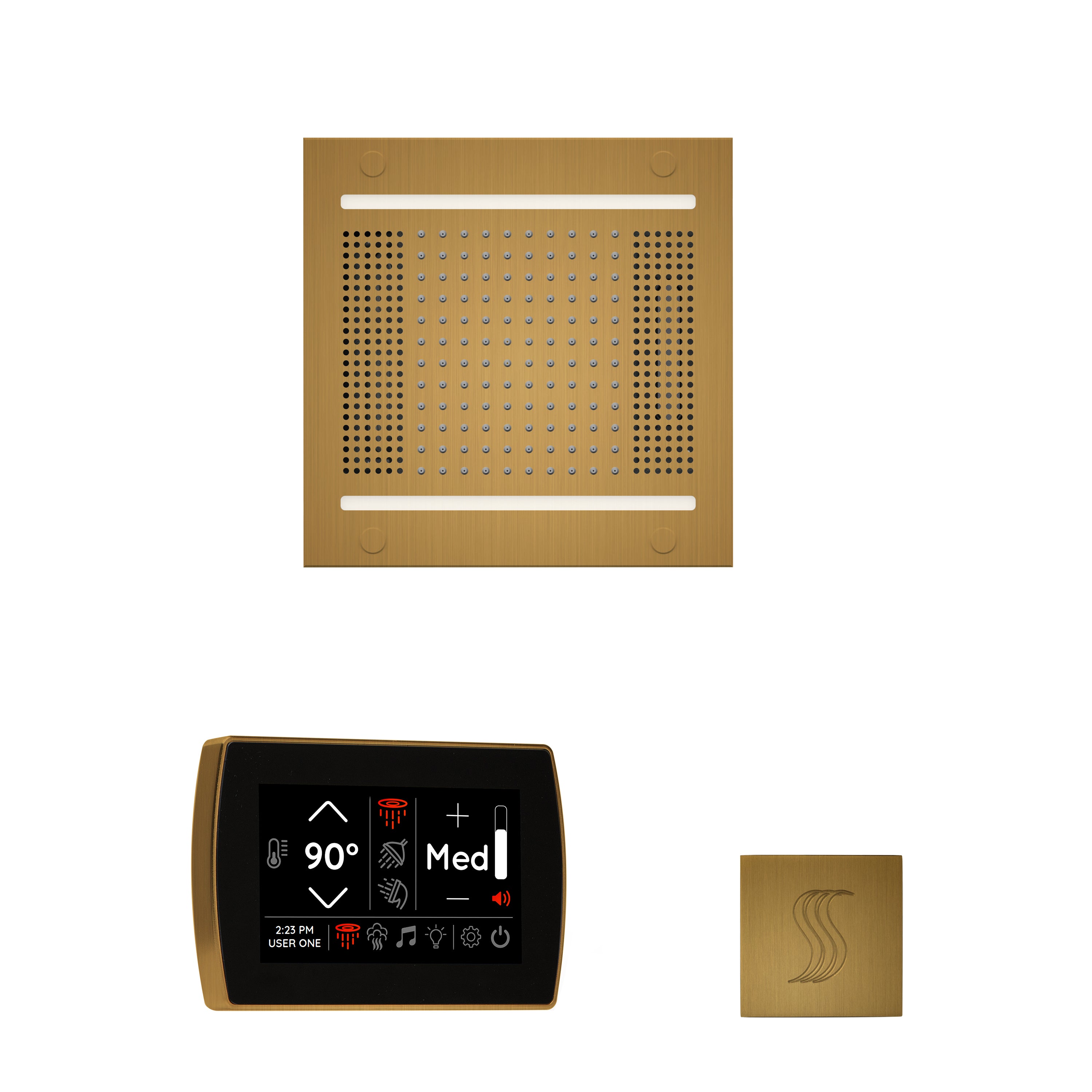Thermasol The wellness Hydrovive14 Steam Package with SignaTouch Square