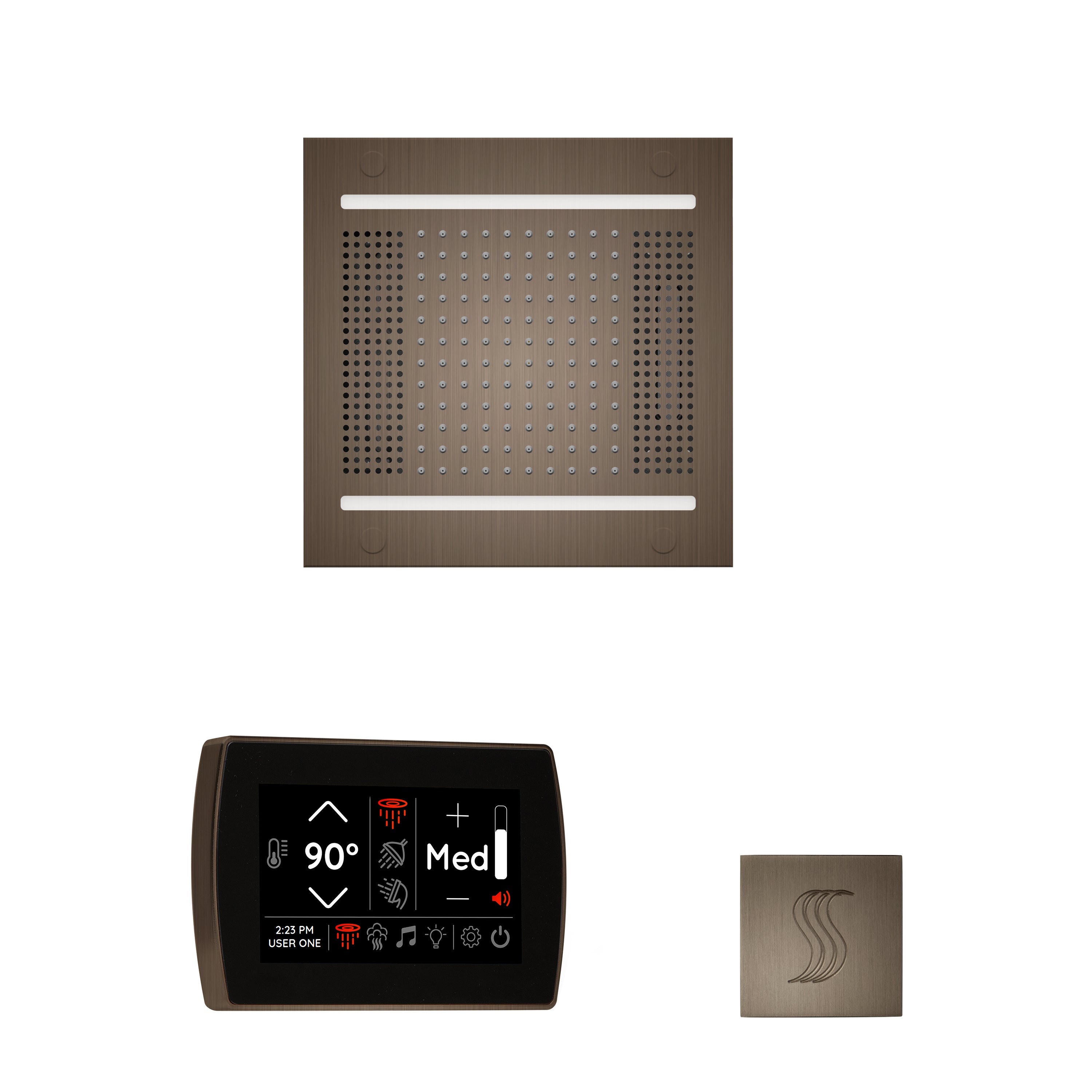 Thermasol The wellness Hydrovive14 Steam Package with SignaTouch Square