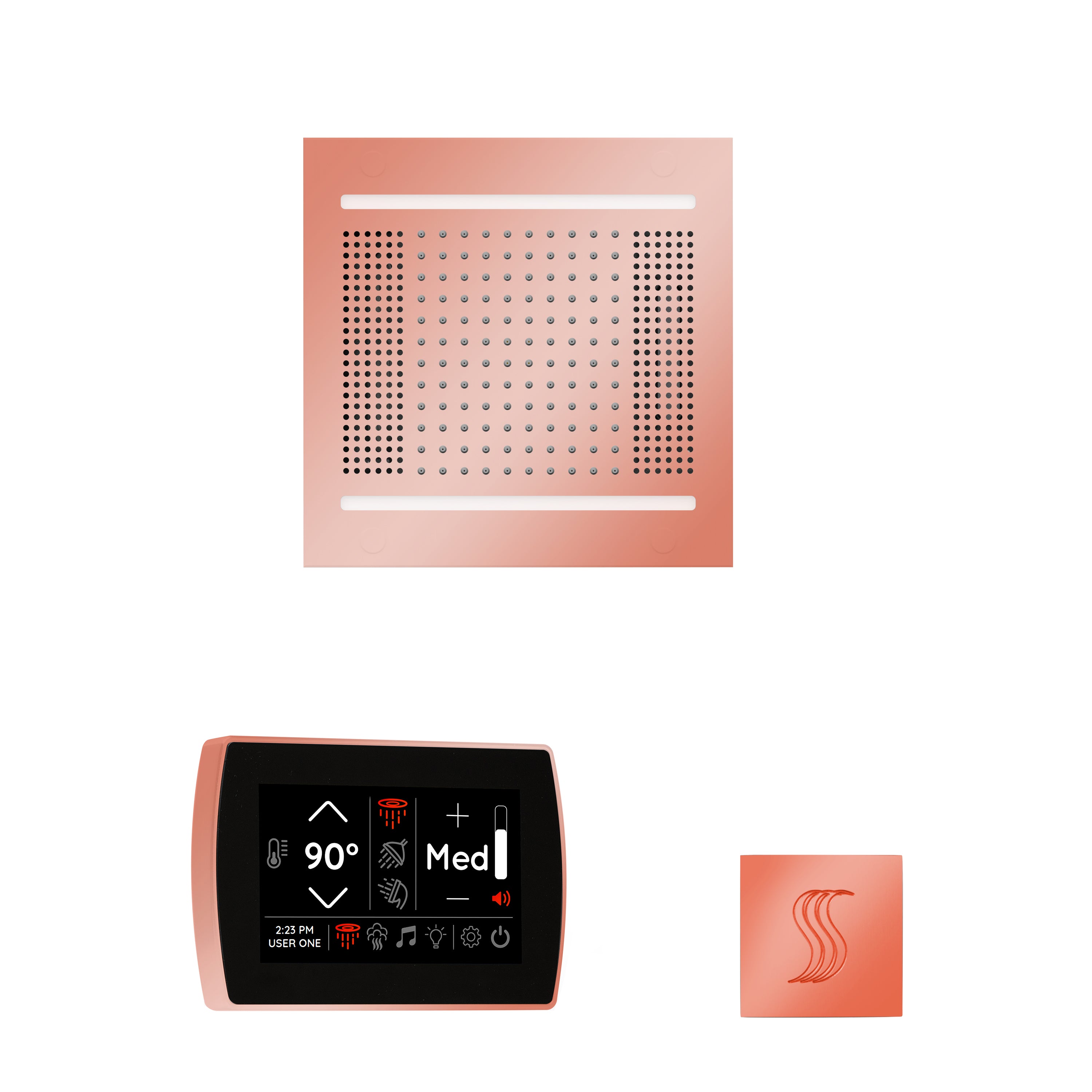 Thermasol The wellness Hydrovive14 Steam Package with SignaTouch Square