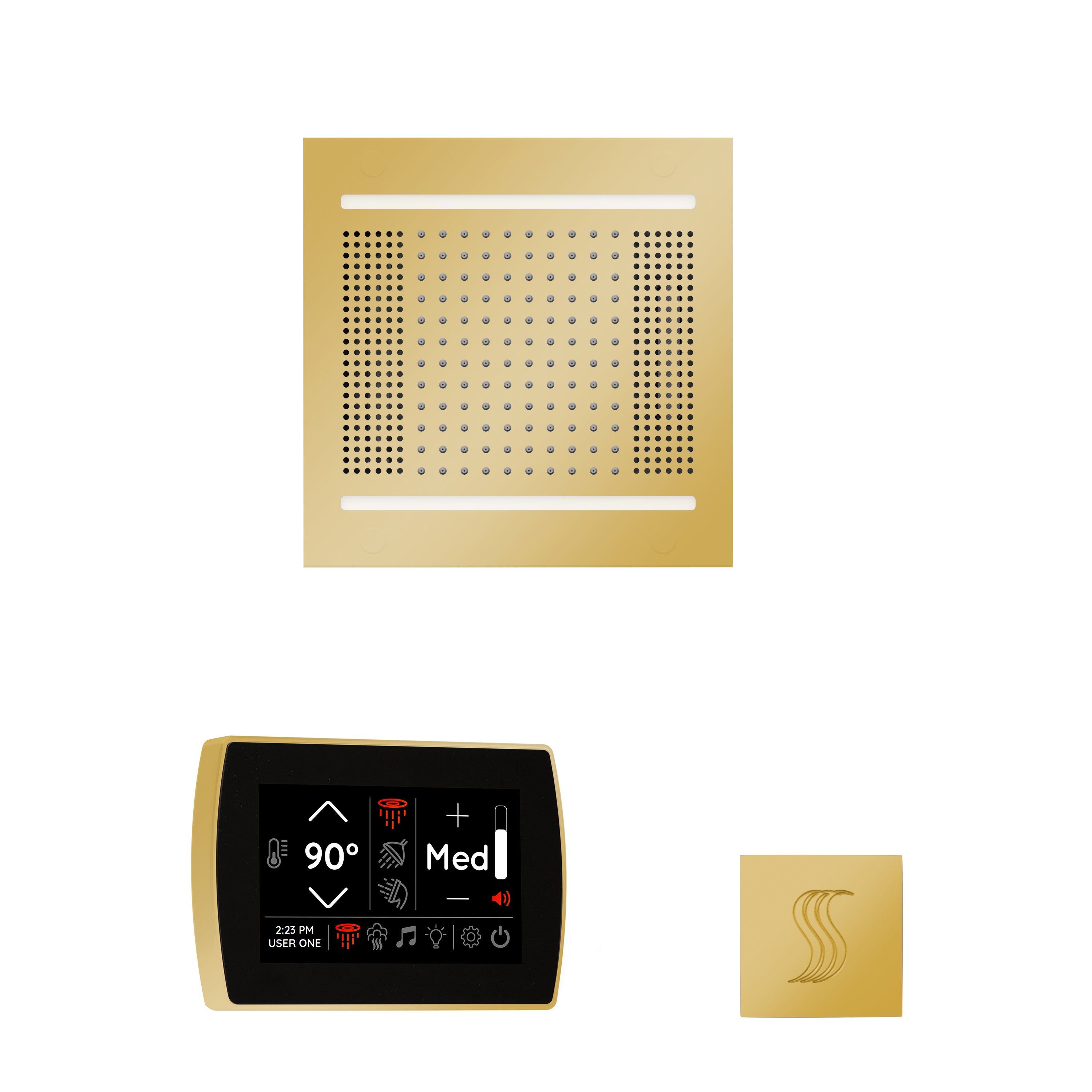 Thermasol The wellness Hydrovive14 Steam Package with SignaTouch Square
