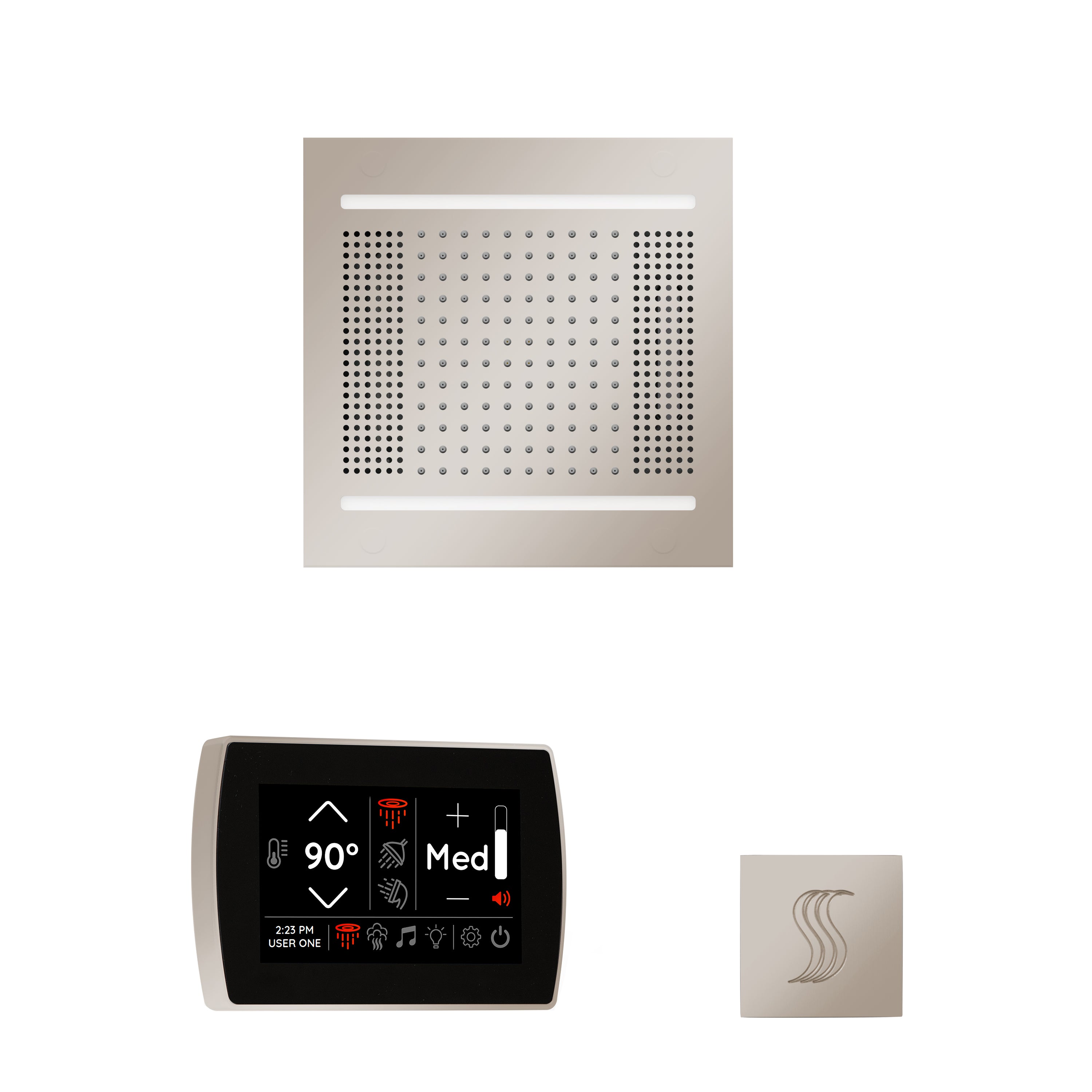 Thermasol The wellness Hydrovive14 Steam Package with SignaTouch Square