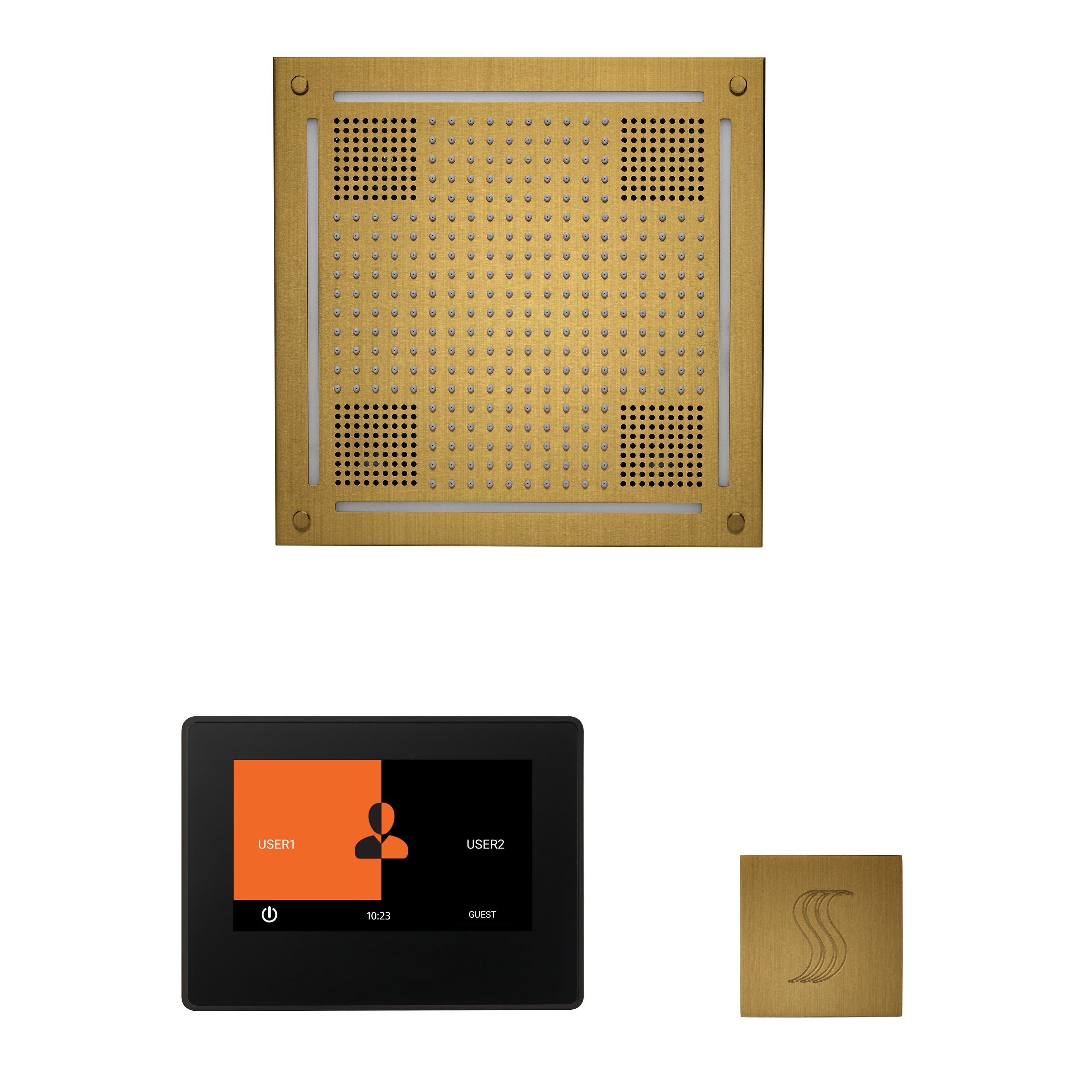 Thermasol The wellness Hydrovive Steam Package with 7" ThermaTouch Square