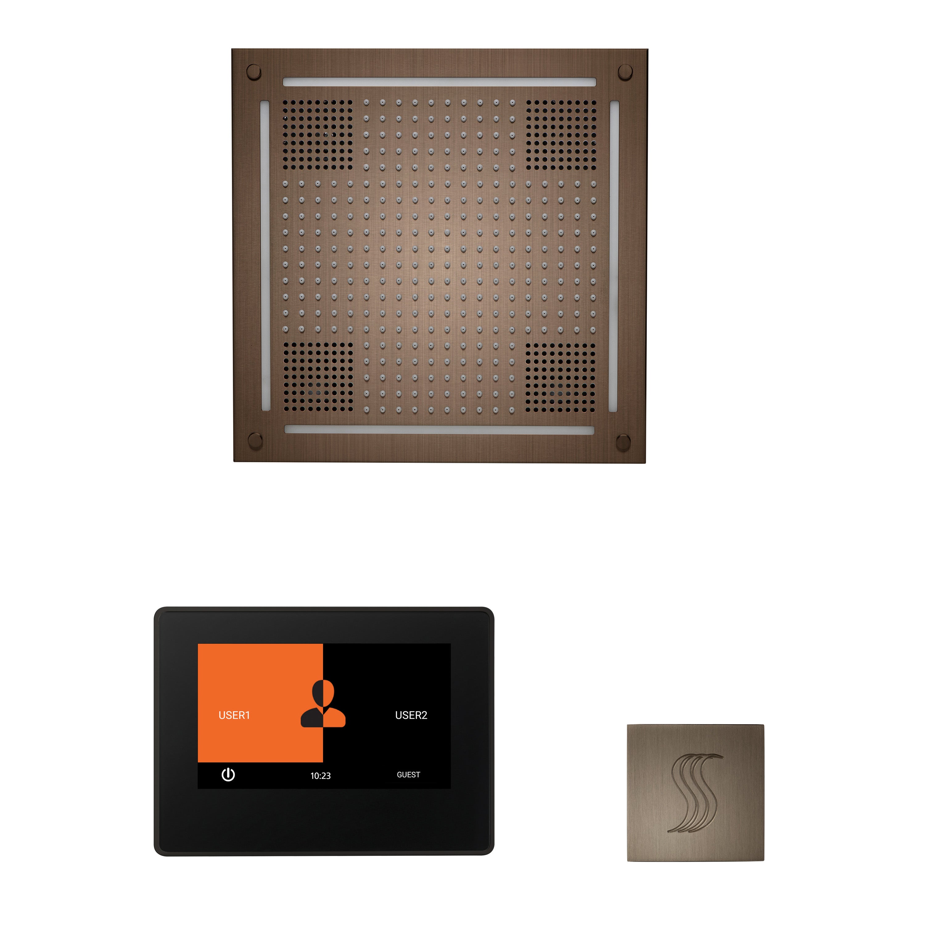 Thermasol The wellness Hydrovive Steam Package with 7" ThermaTouch Square
