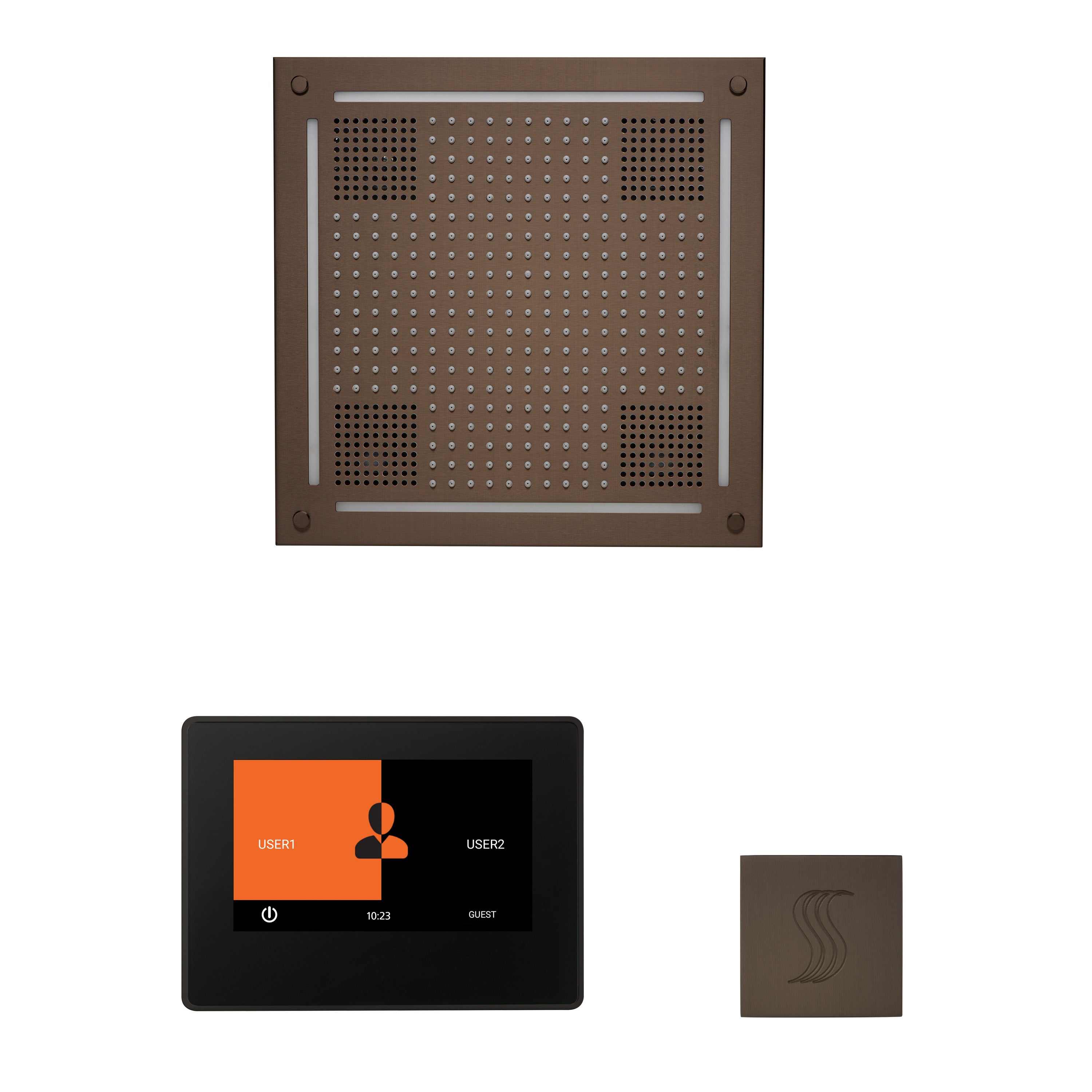 Thermasol The wellness Hydrovive Steam Package with 7" ThermaTouch Square