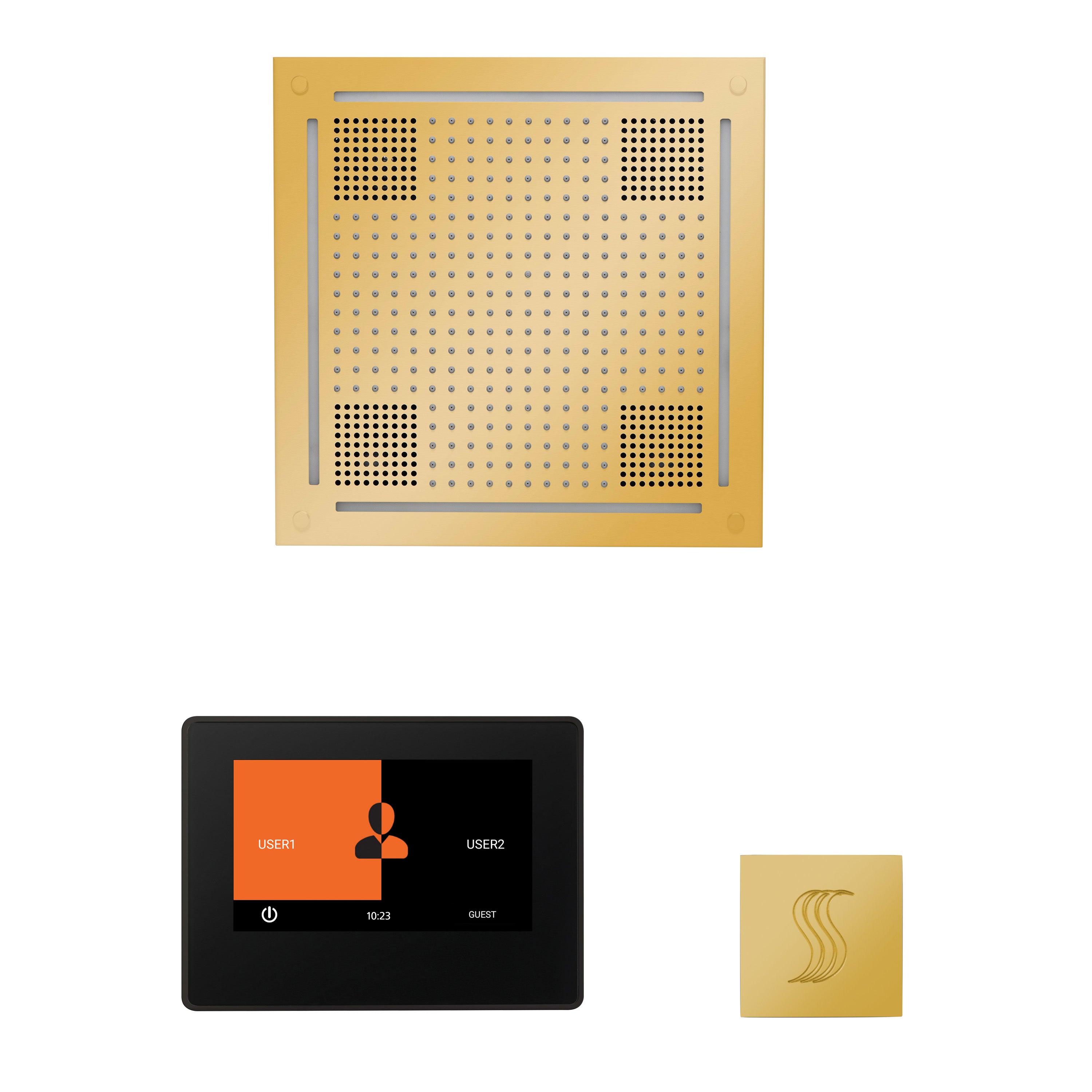 Thermasol The wellness Hydrovive Steam Package with 7" ThermaTouch Square