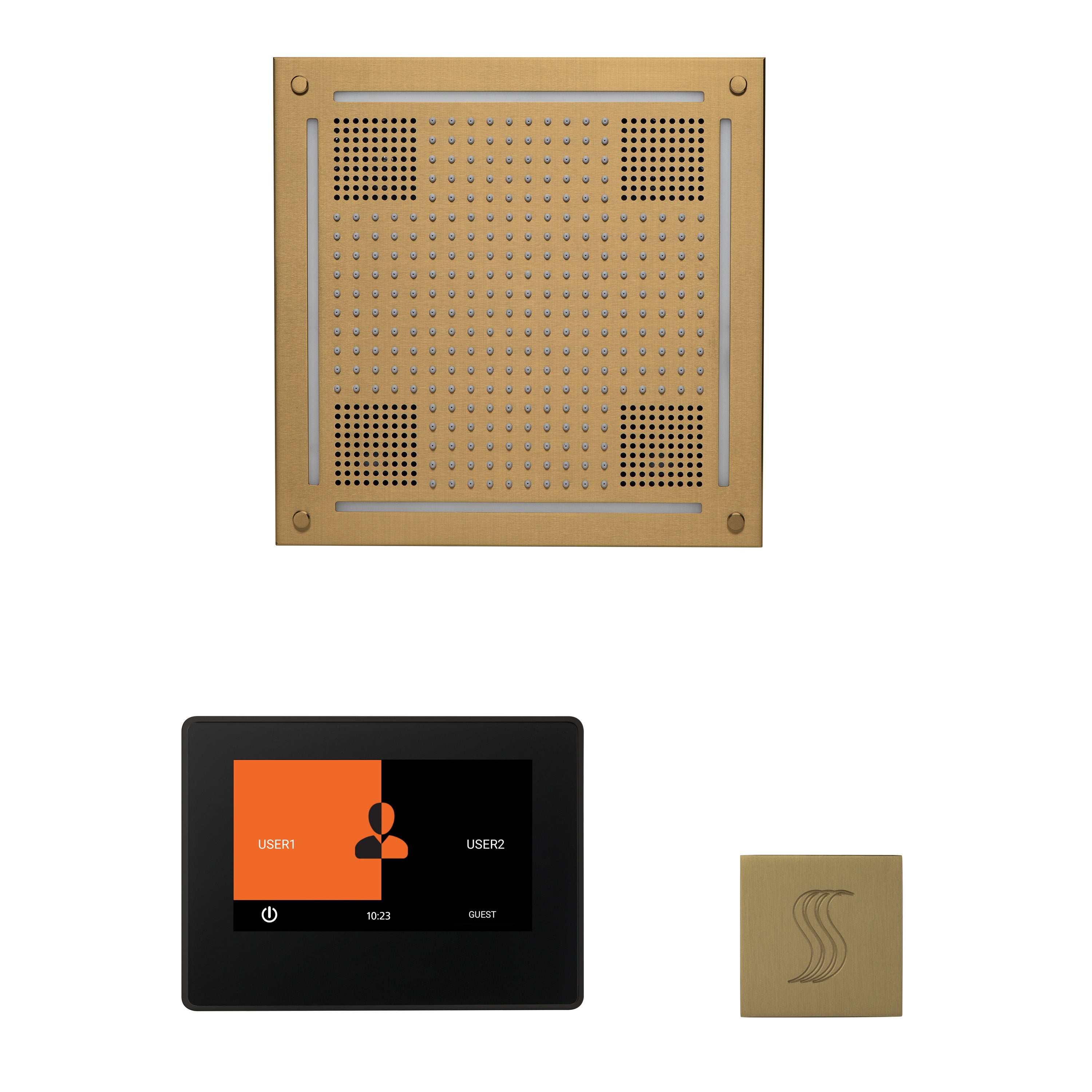 Thermasol The wellness Hydrovive Steam Package with 7" ThermaTouch Square
