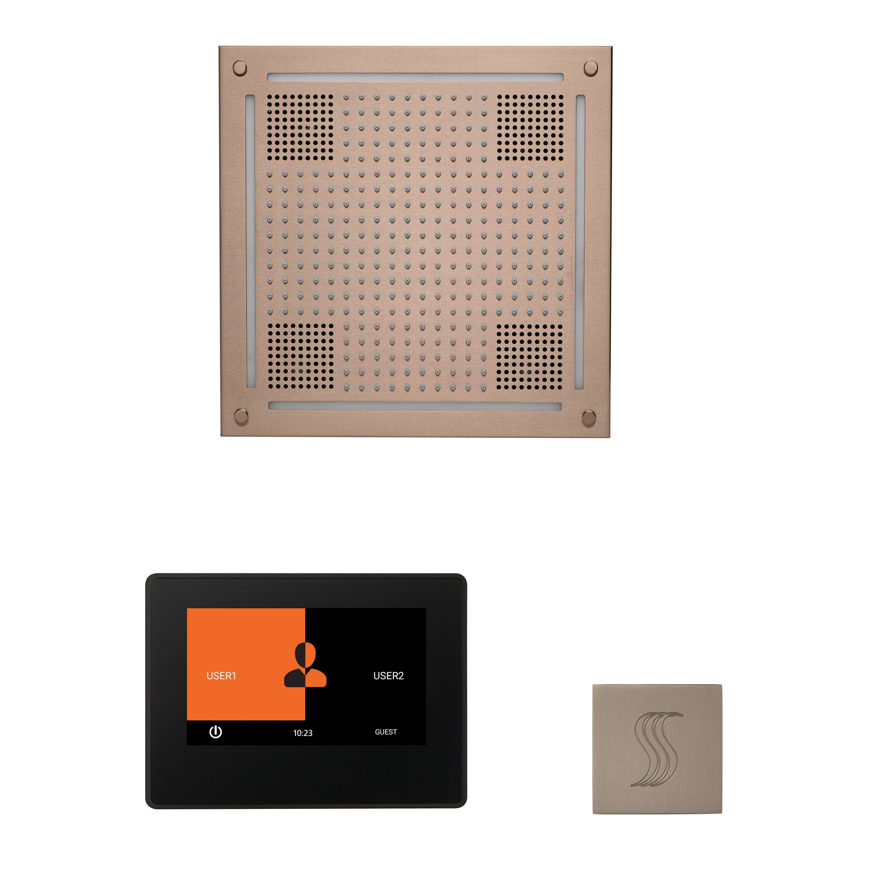 Thermasol The wellness Hydrovive Steam Package with 7" ThermaTouch Square