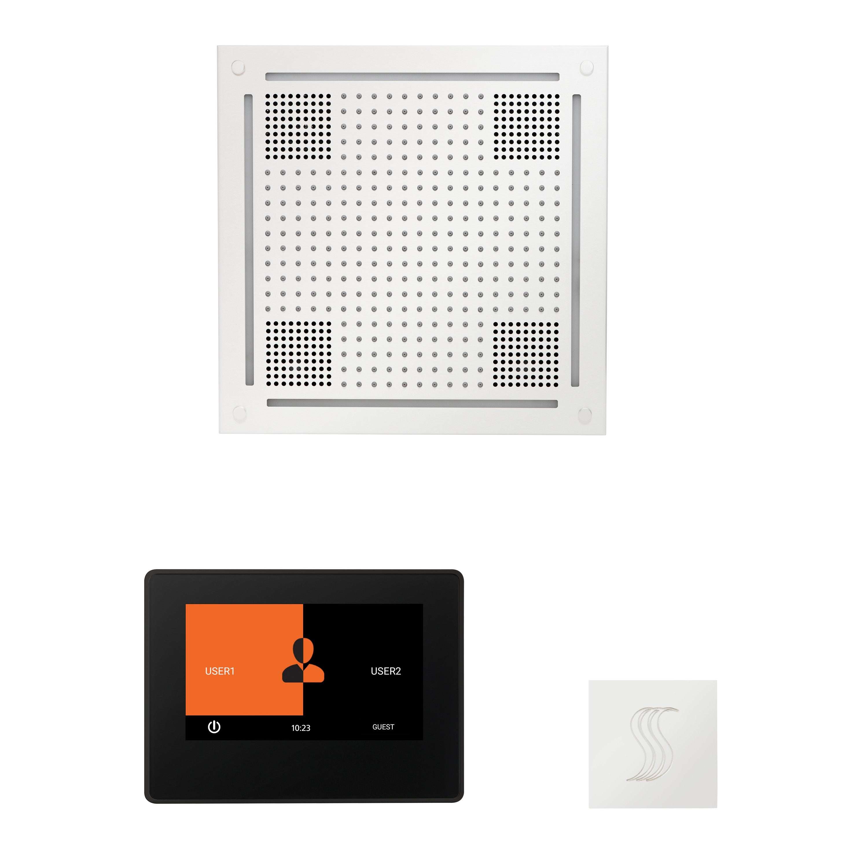 Thermasol The wellness Hydrovive Steam Package with 7" ThermaTouch Square