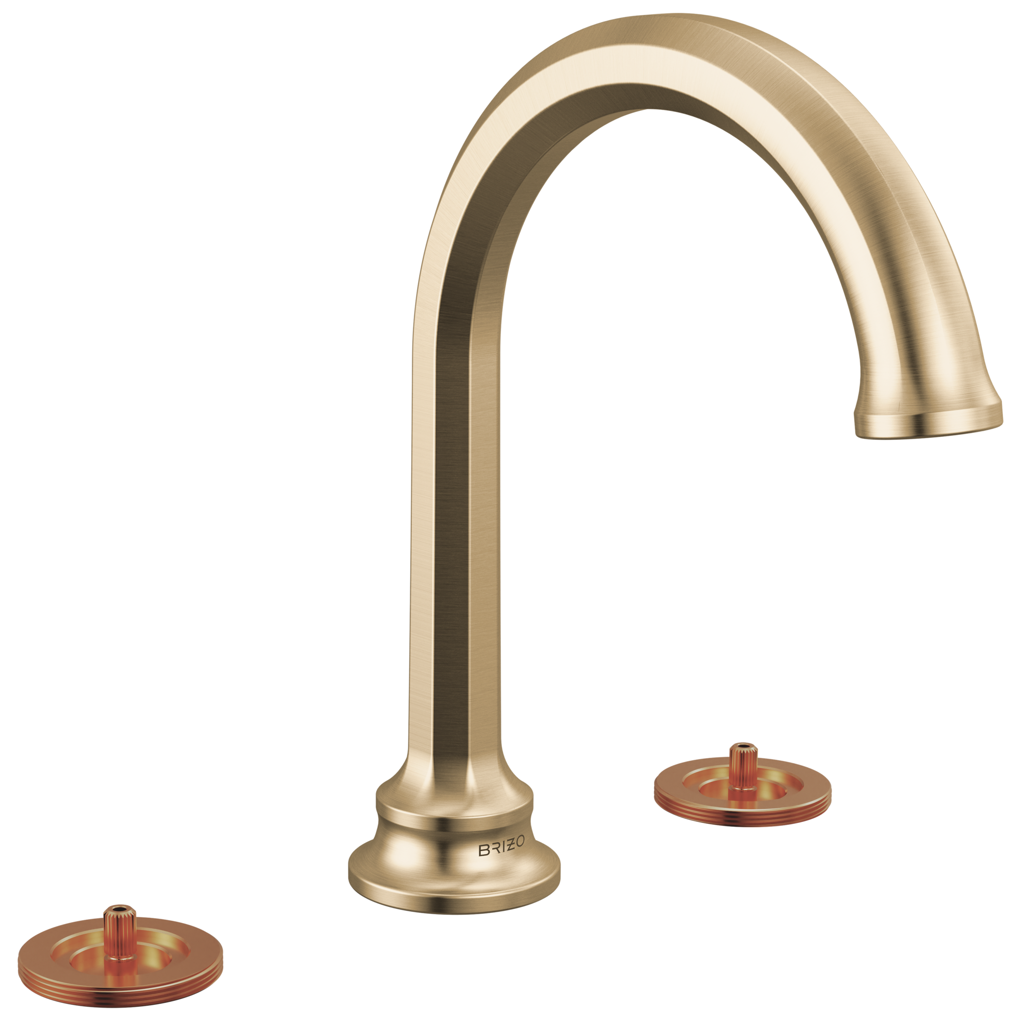 Brizo Beauclere Widespread Lavatory Faucet with Arc Spout - Less Handles 1.2 GPM