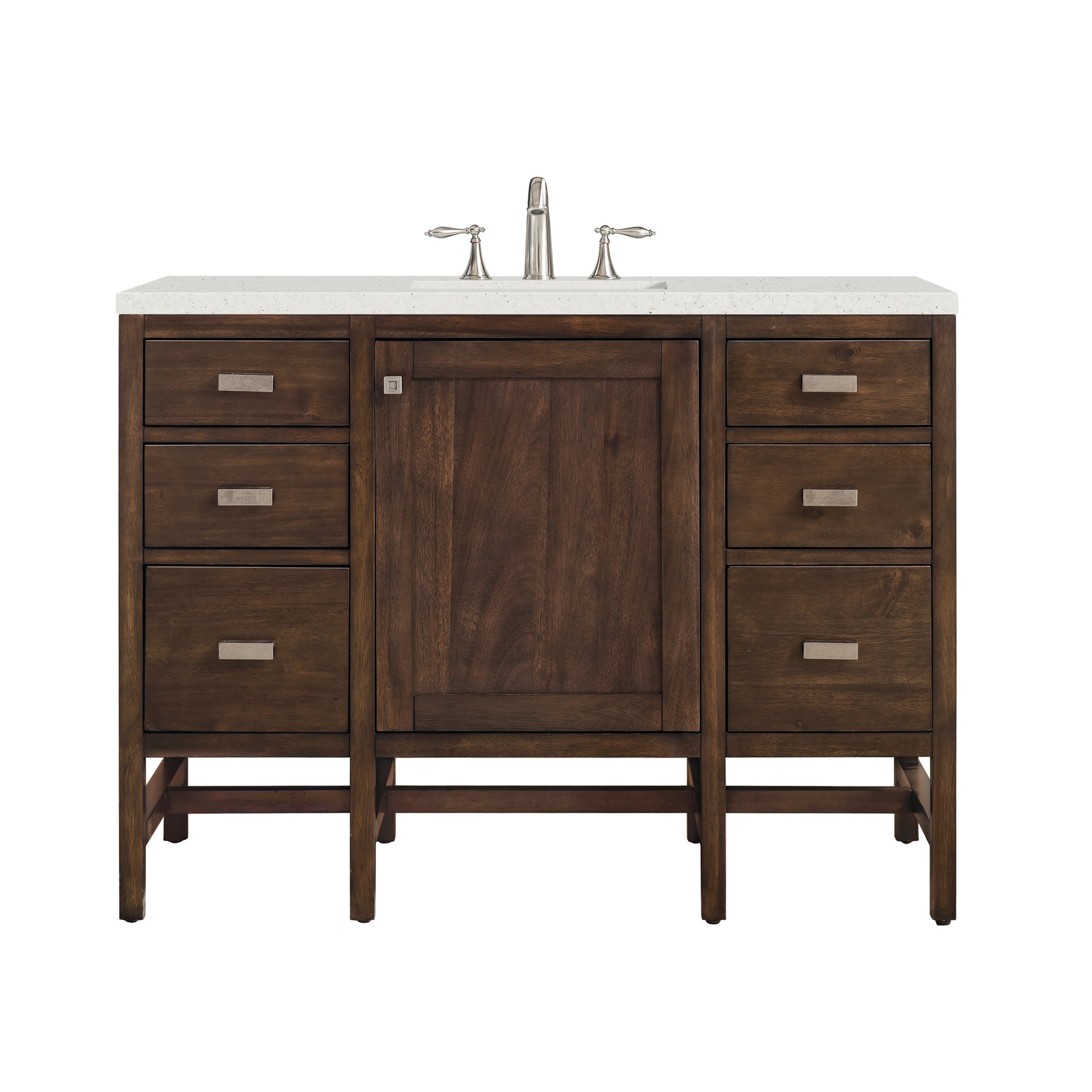 James Martin Vanities Addison 48" Single Vanity - Mid-Century Acacia