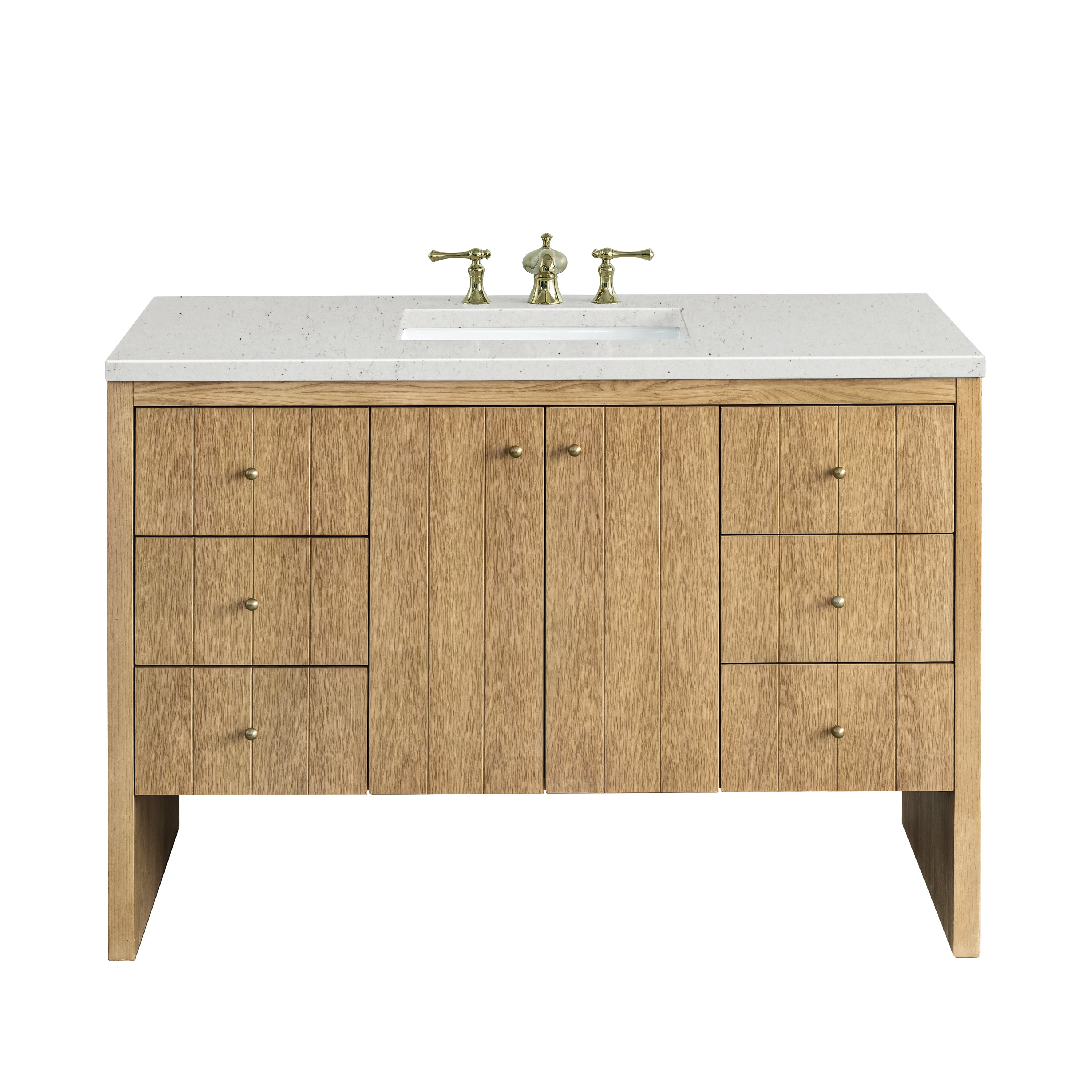 James Martin Vanities Hudson 48" Single Vanity - Light Natural Oak
