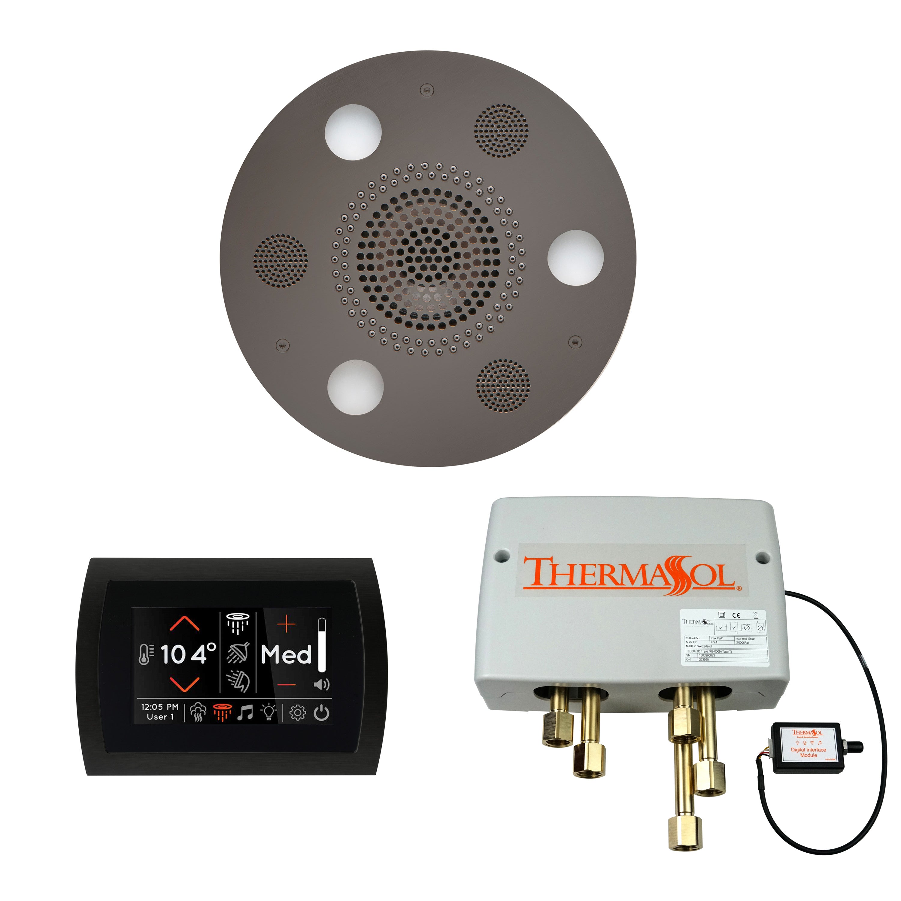 Thermasol The Wellness Shower Package with SignaTouch Round