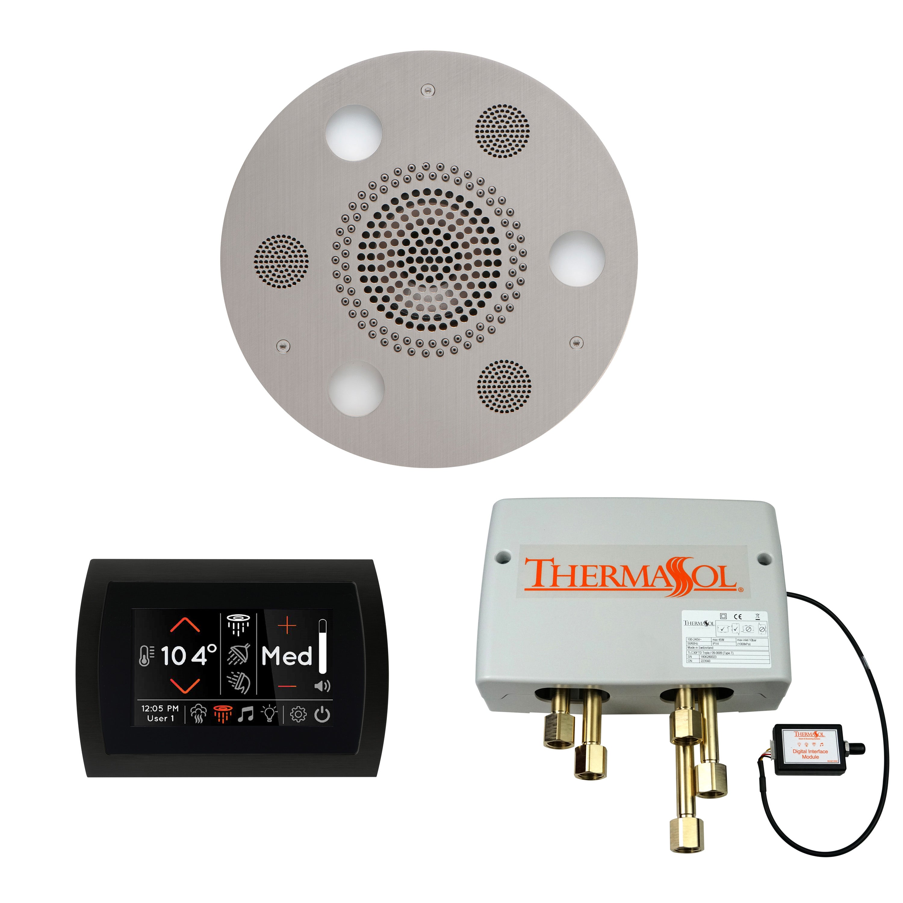 Thermasol The Wellness Shower Package with SignaTouch Round