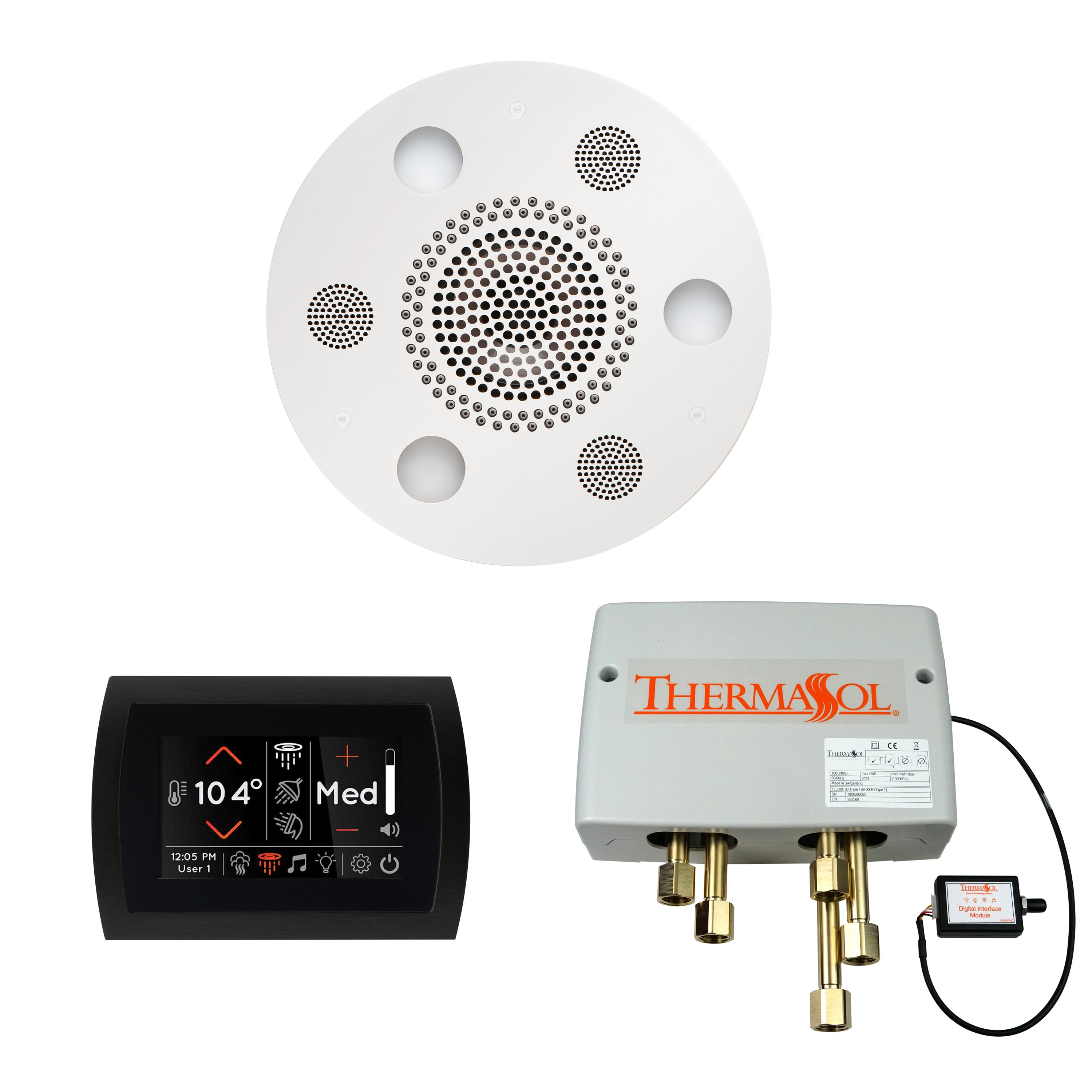 Thermasol The Wellness Shower Package with SignaTouch Round