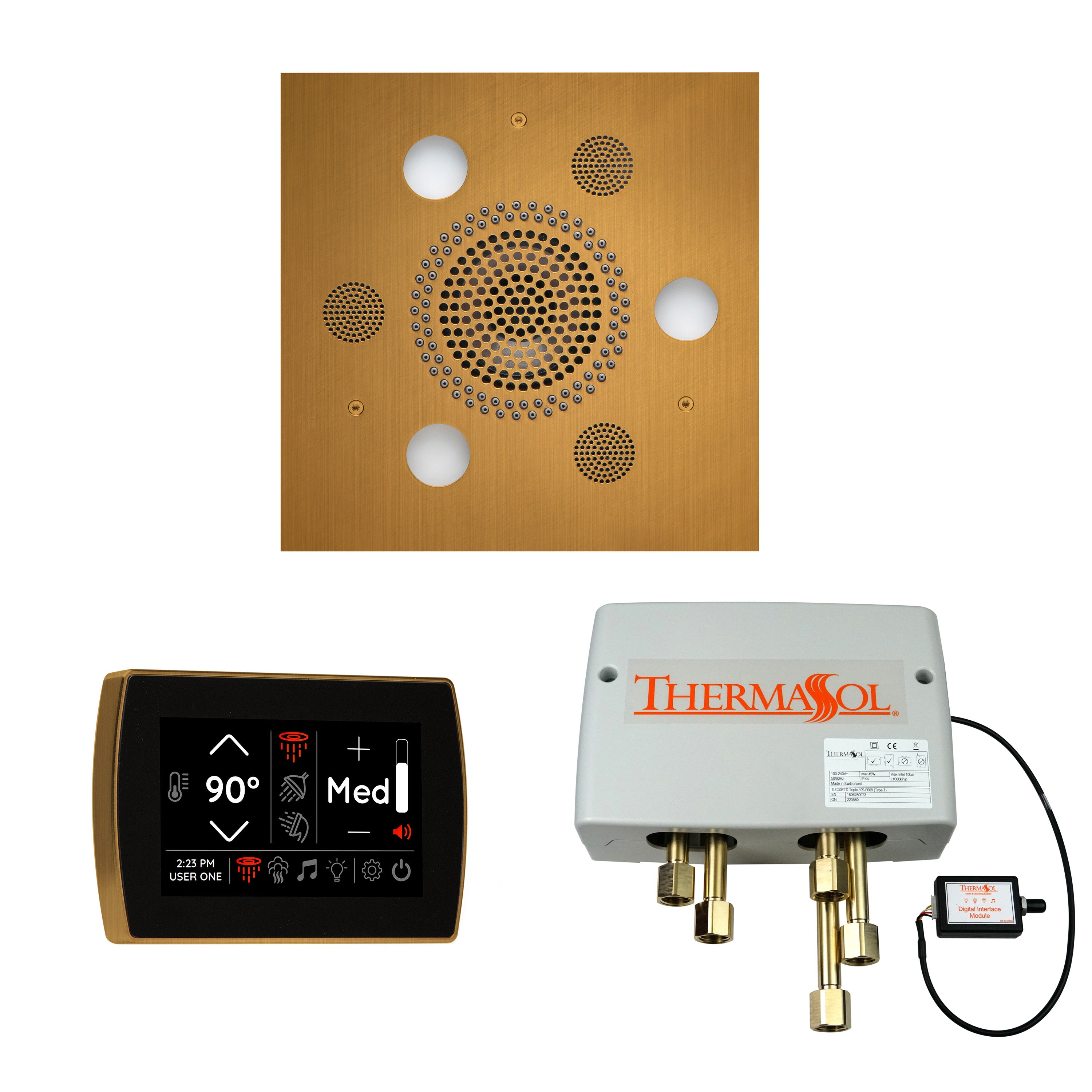 Thermasol The Wellness Shower Package with SignaTouch Square